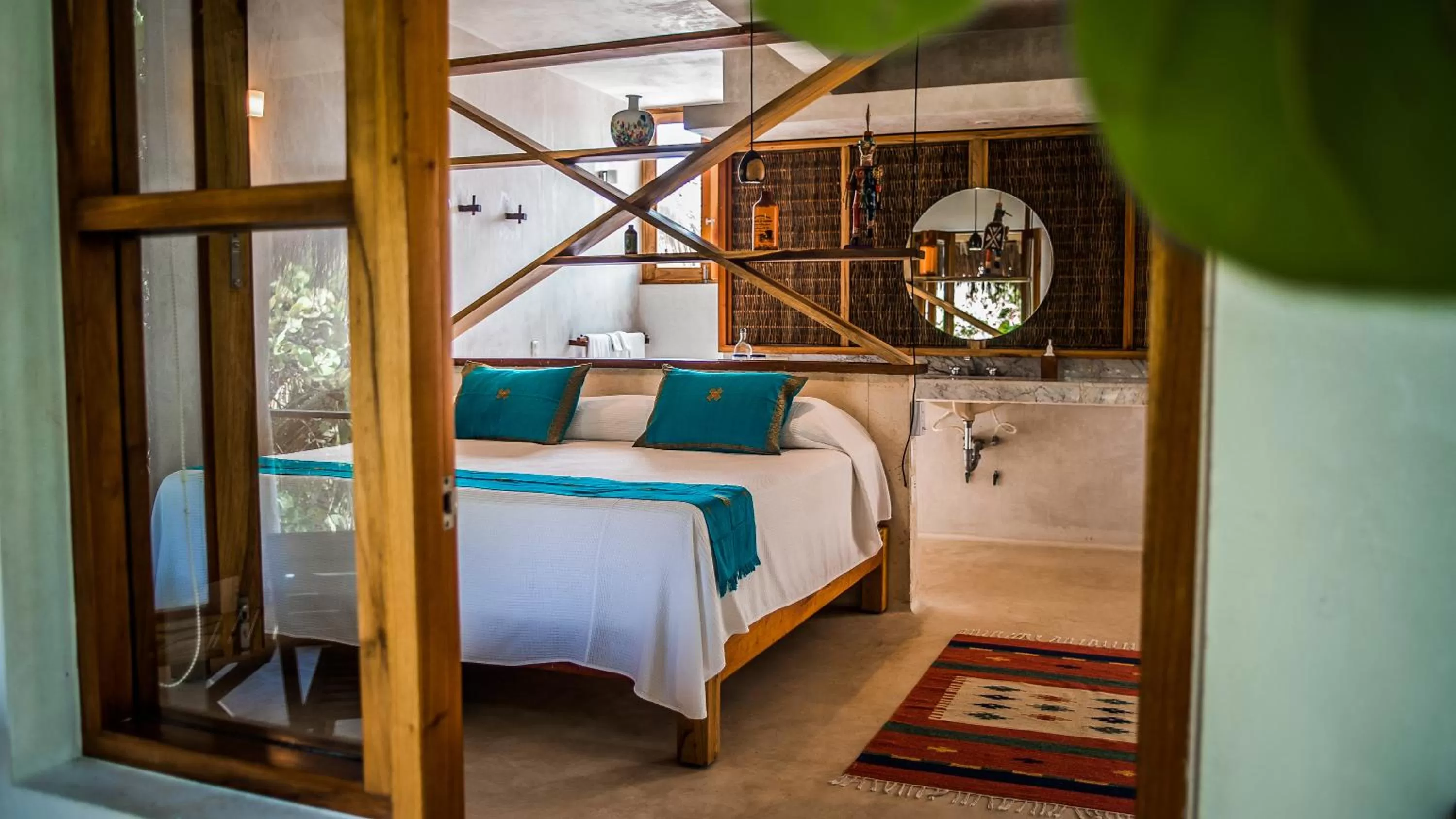 Bed in Hotel Pocna Tulum