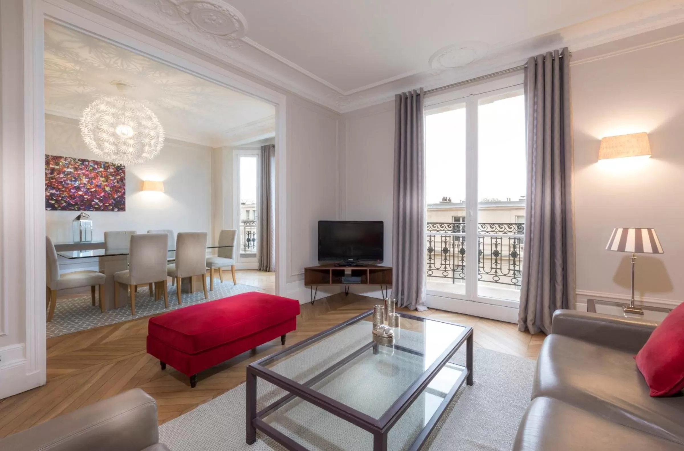 Living room in Résidence Charles Floquet