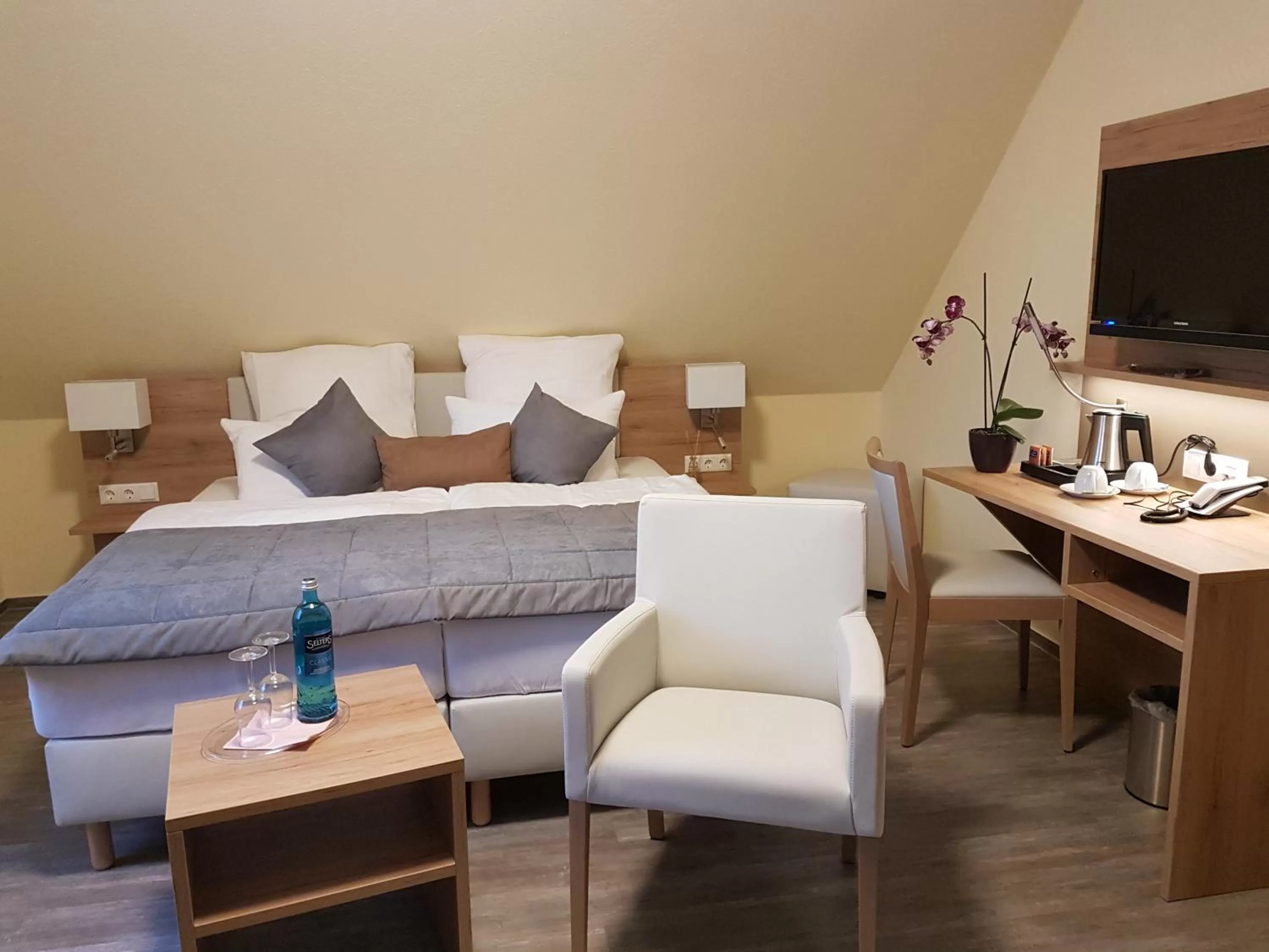 Bed in Hotel & Restaurant Sparta