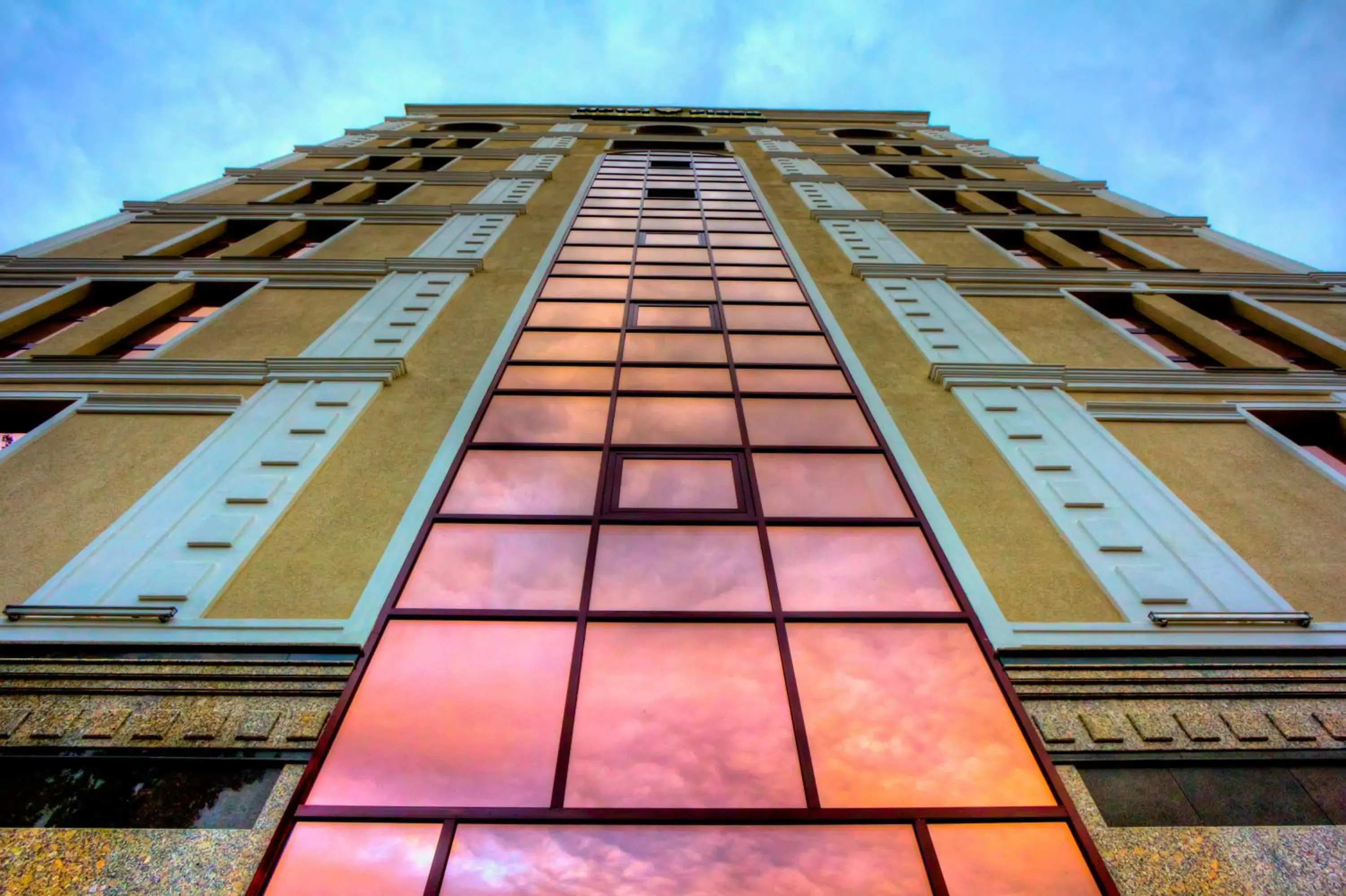 Facade/entrance, Property Building in Plaza Hotel Bishkek