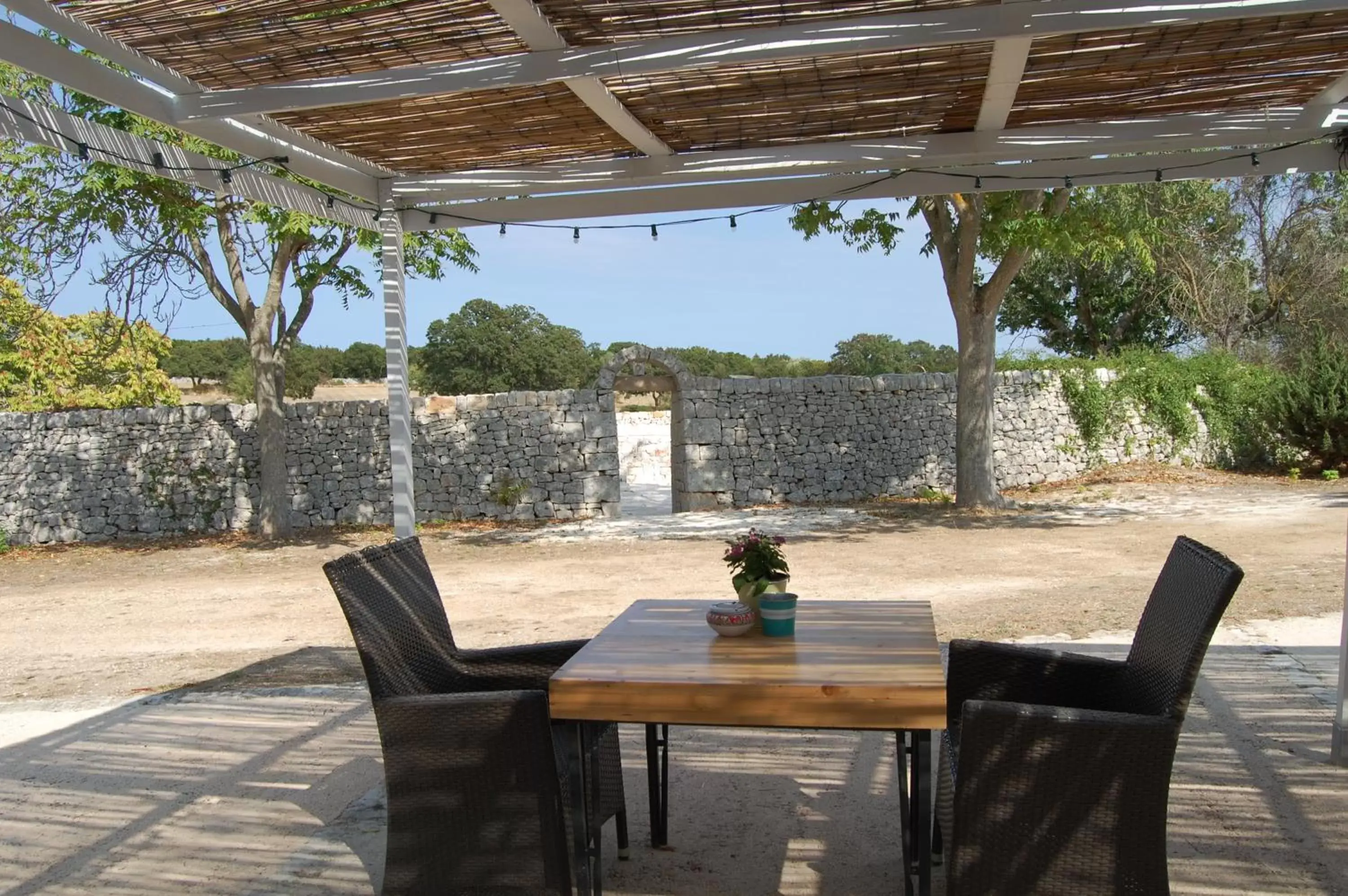 Patio in B&B Masseria Santanna