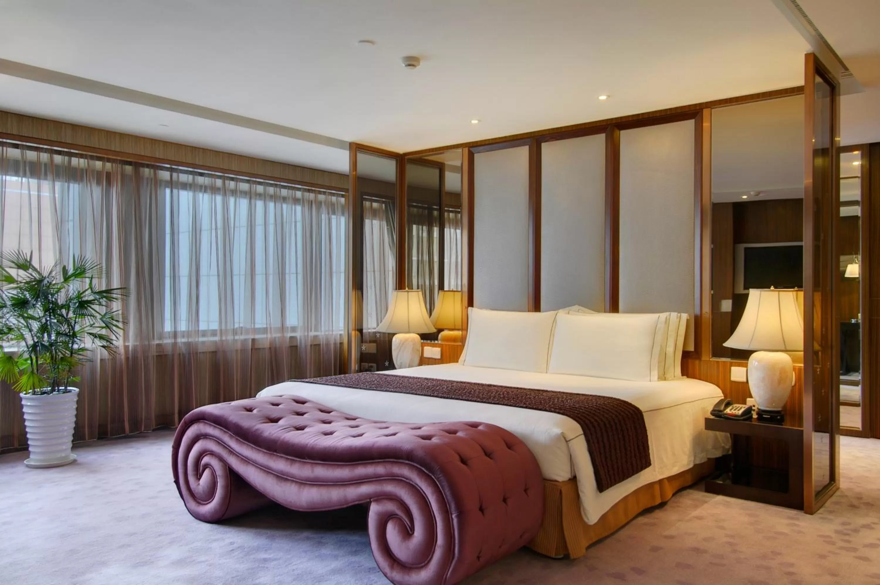 Bedroom, Bed in Marco Polo Parkside, Beijing