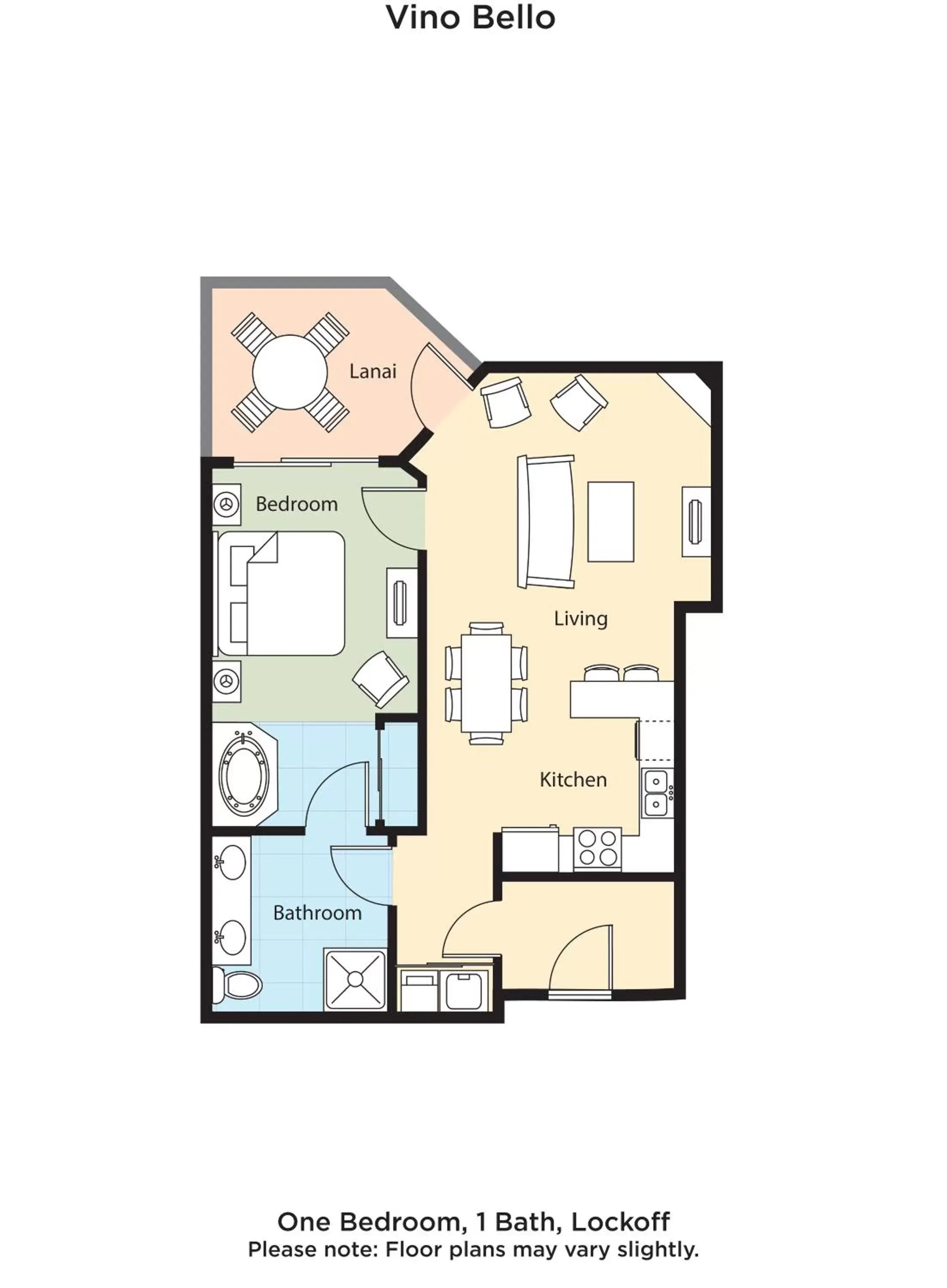 Floor Plan in Vino Bello Resort