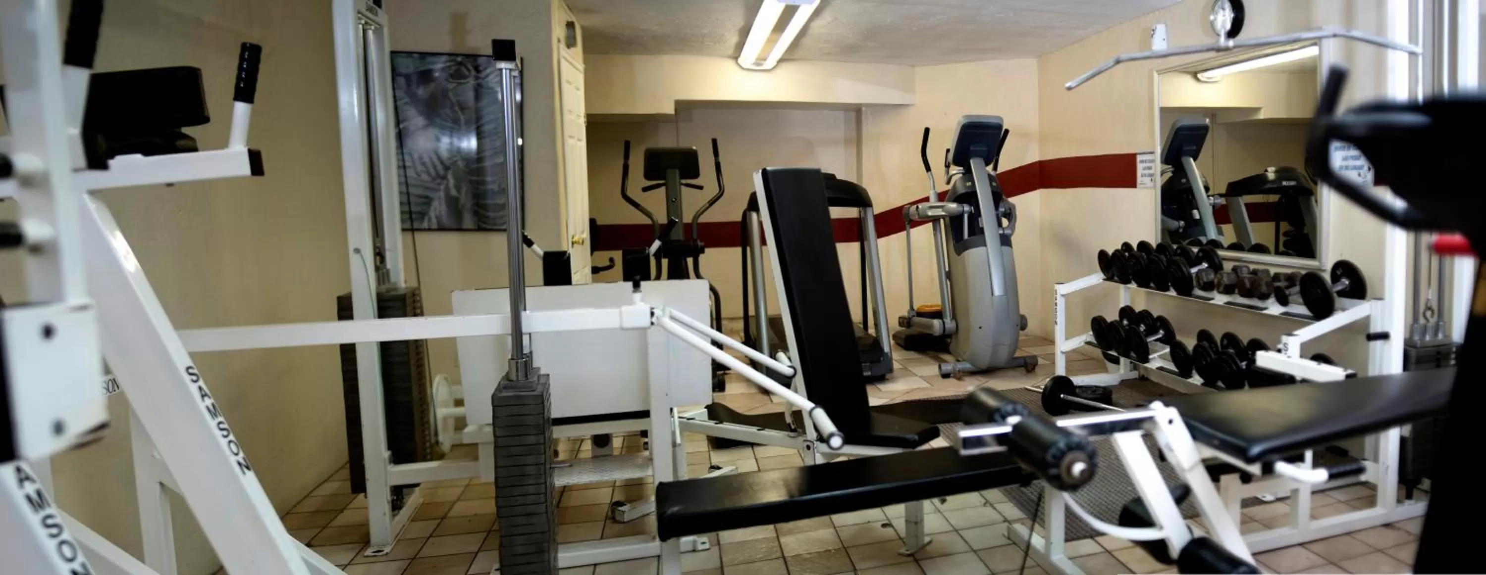 Fitness centre/facilities in Business Hotel & Suites María Bonita