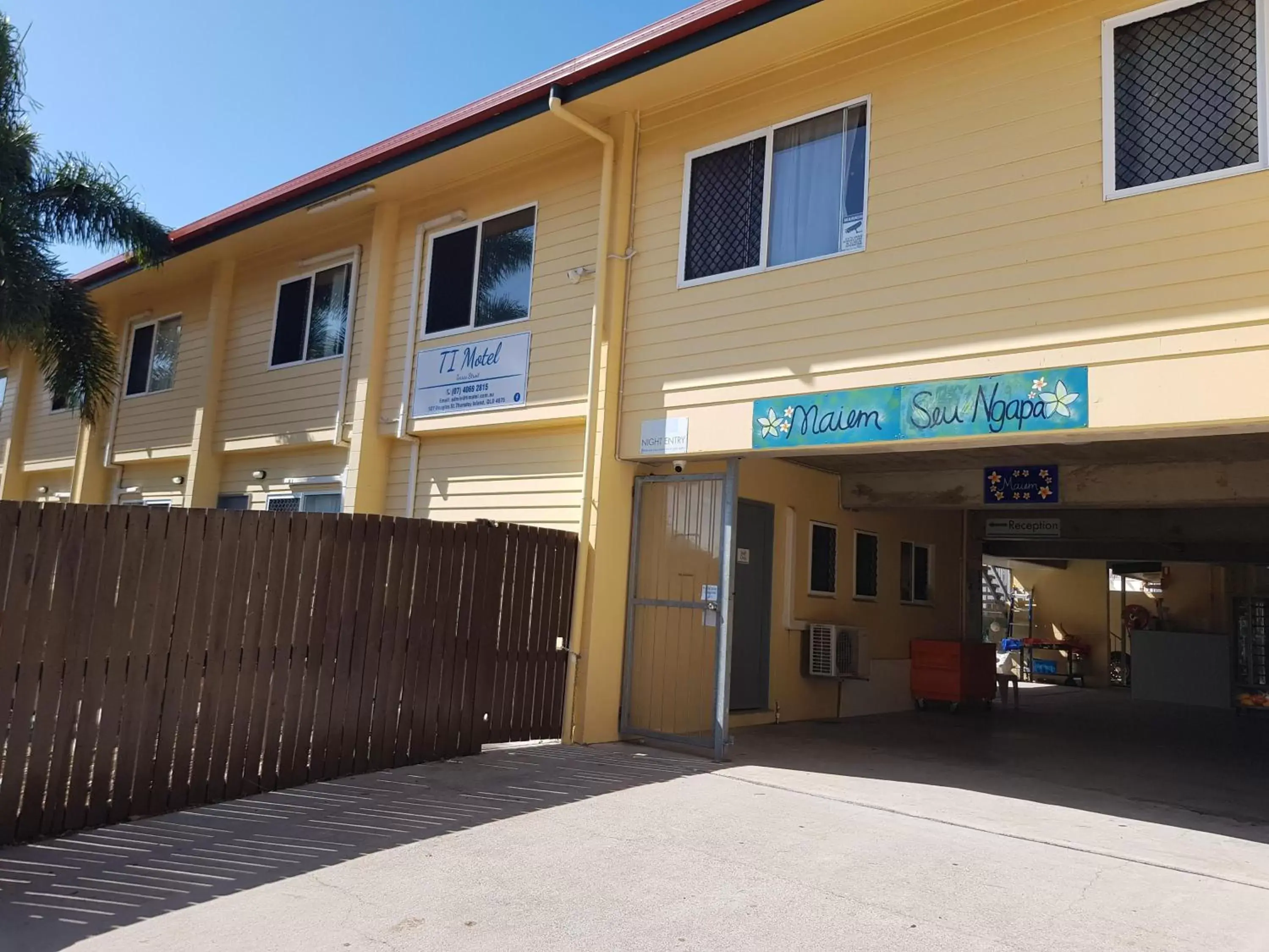Property building in TI Motel Torres Strait