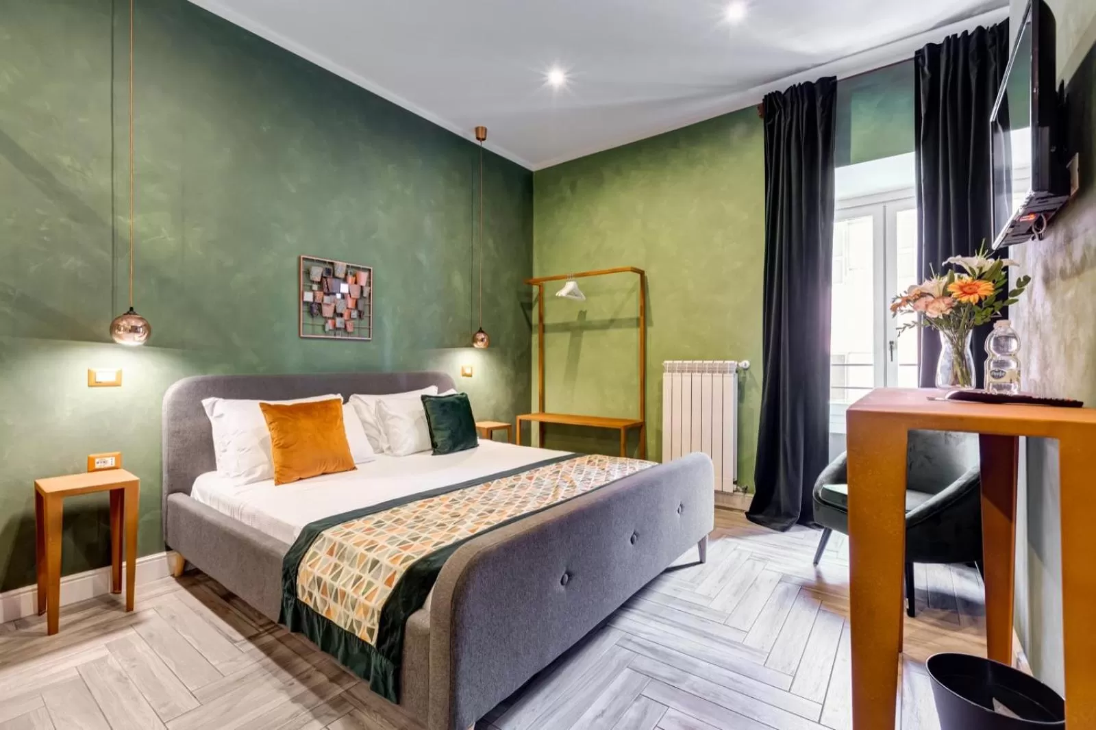 Bed in Ripetta Luxurious Suites