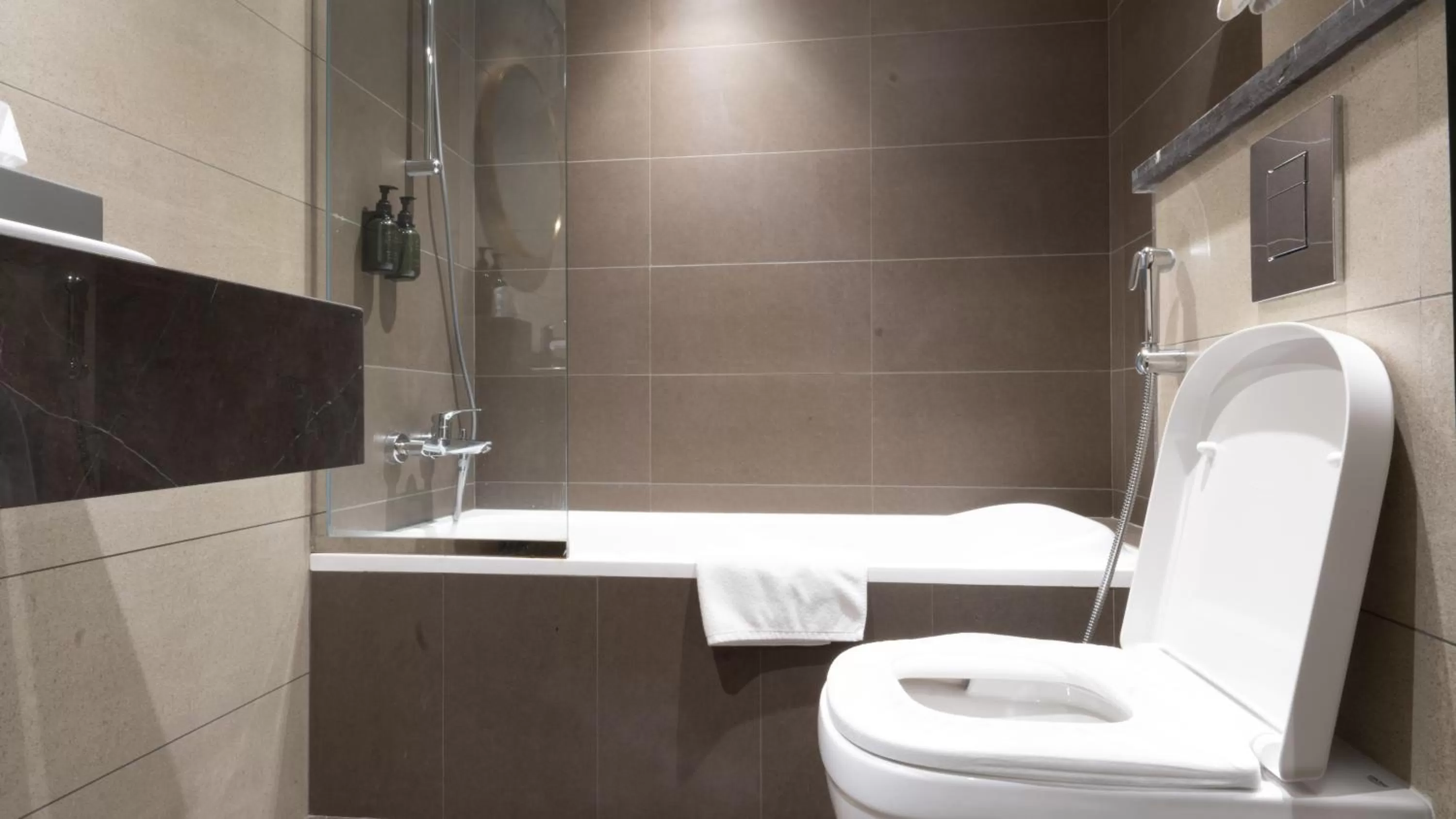 Shower in President Hotel