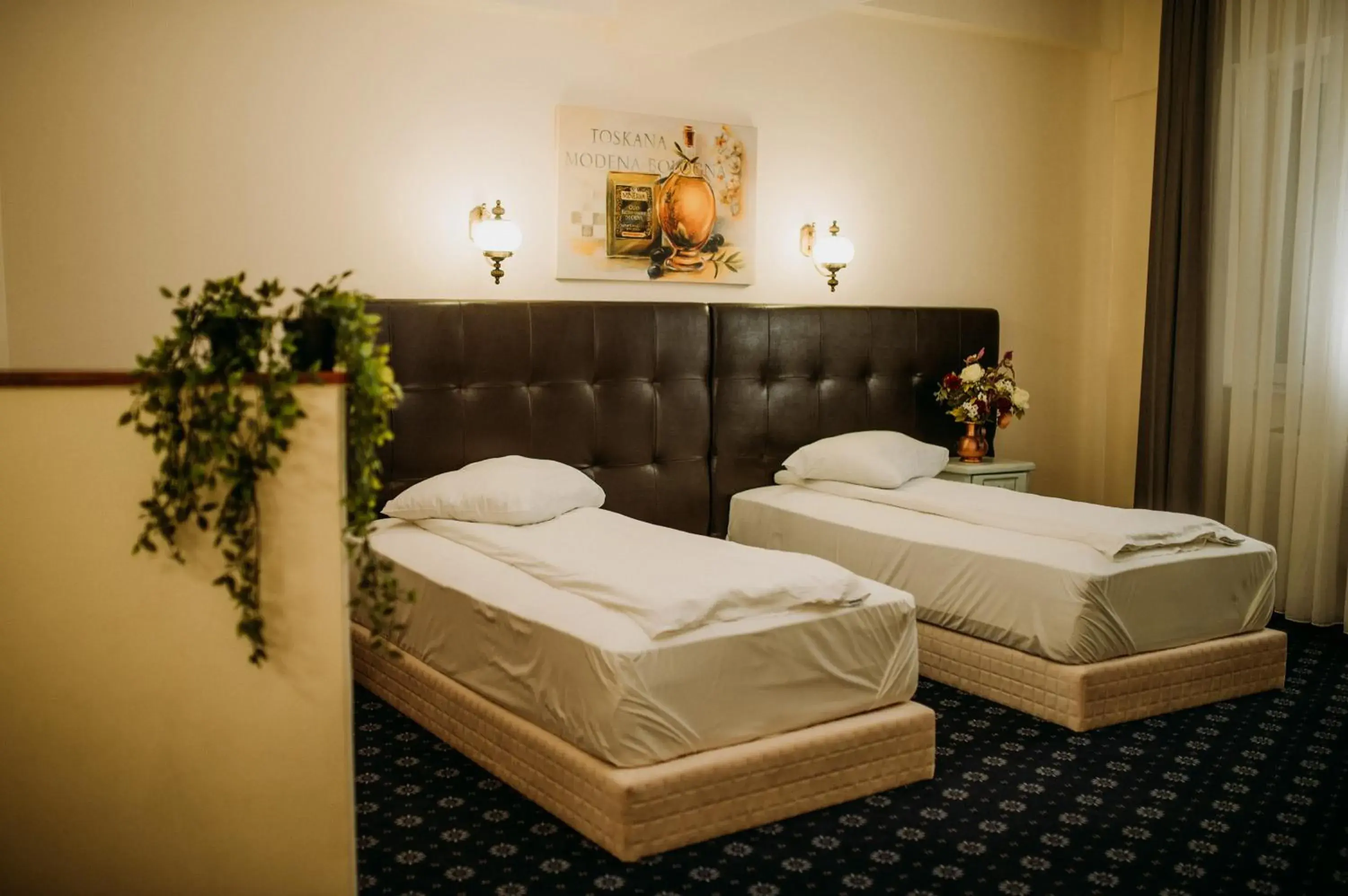 Bed in Hotel Coandi