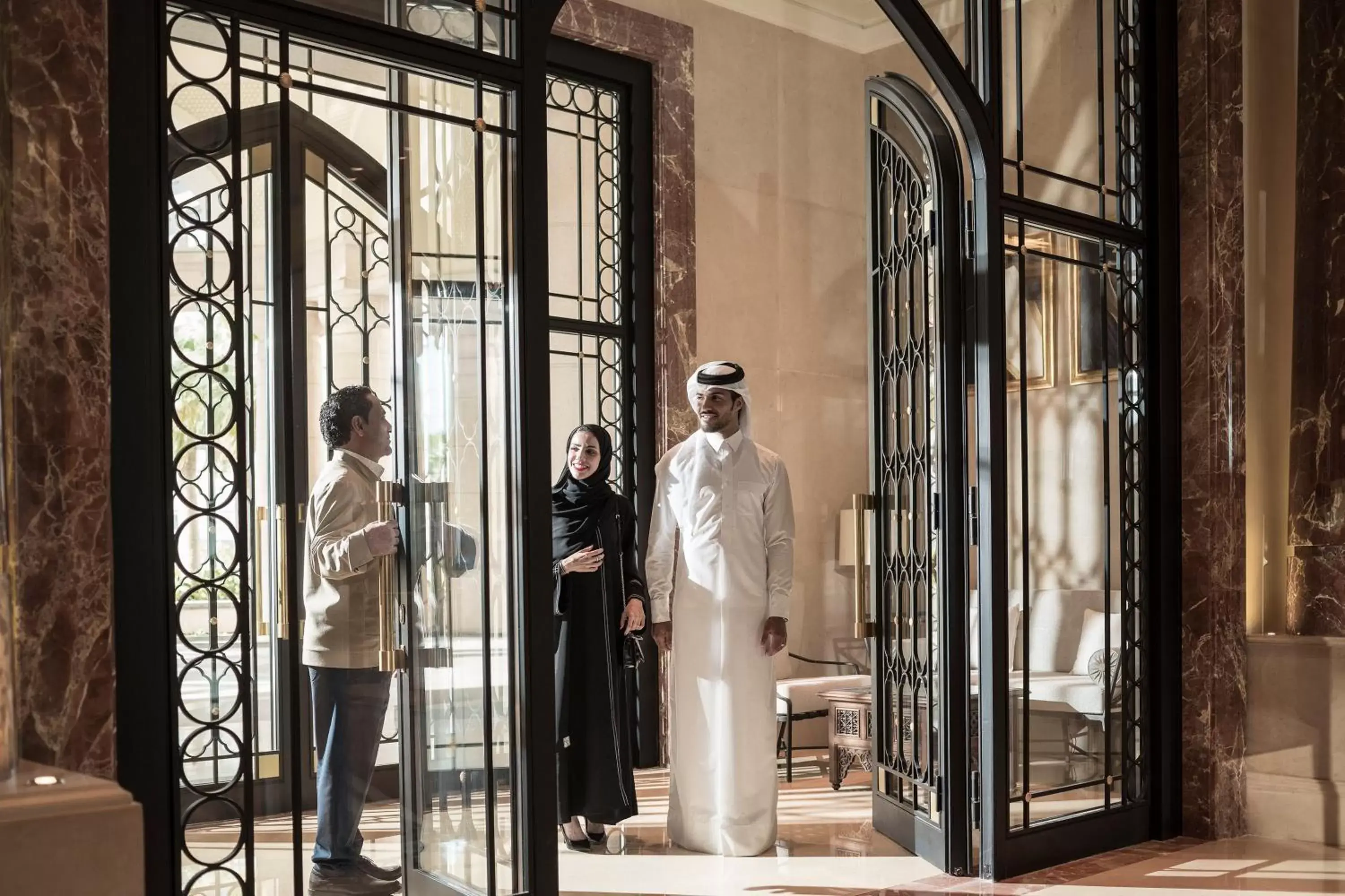 Lobby or reception in Four Seasons Hotel Doha