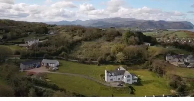 Bird's eye view in Bryn Goleu Bed & Breakfast