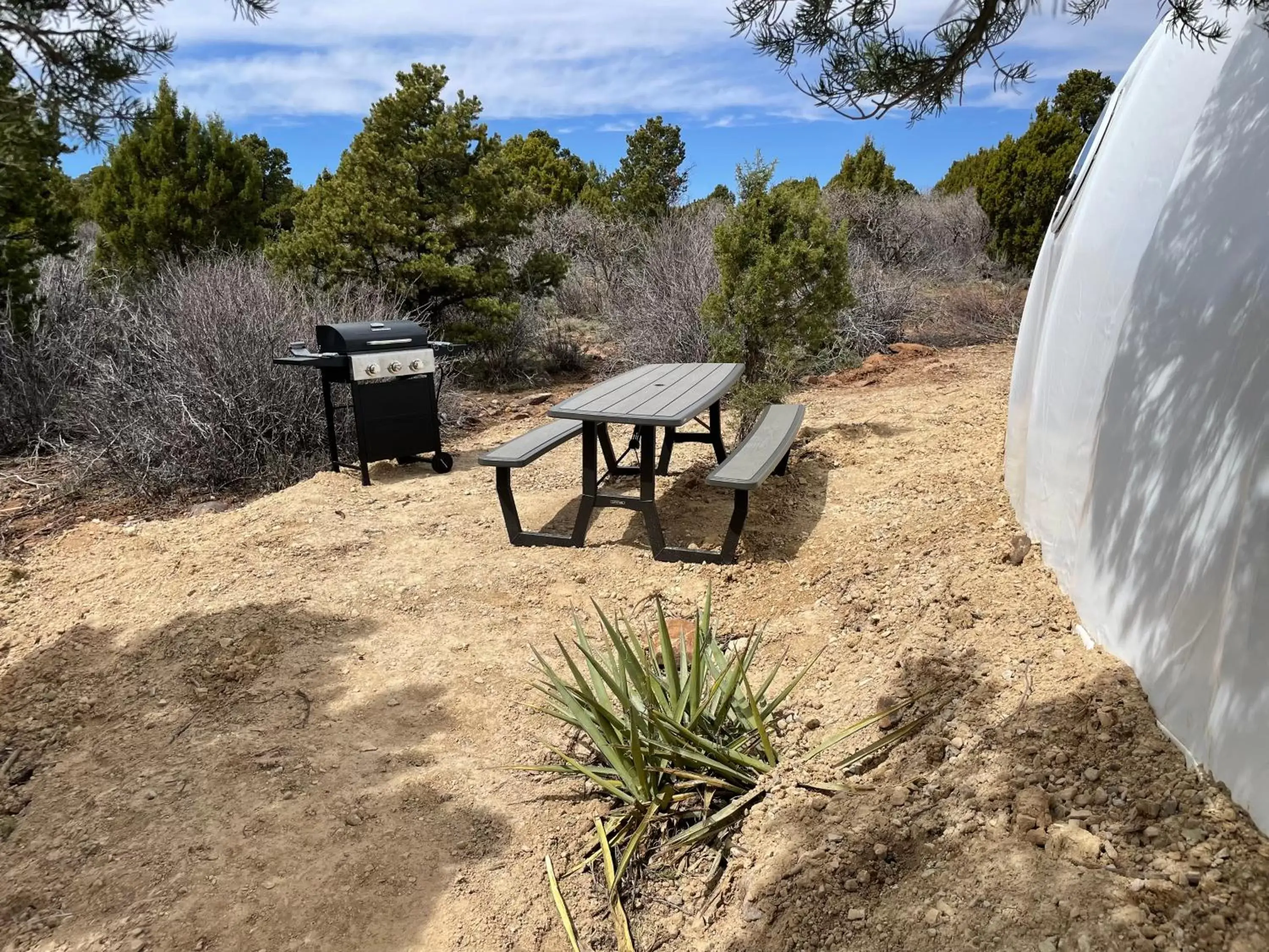 Natural landscape in Canyon Rim Domes - A Luxury Glamping Experience!!