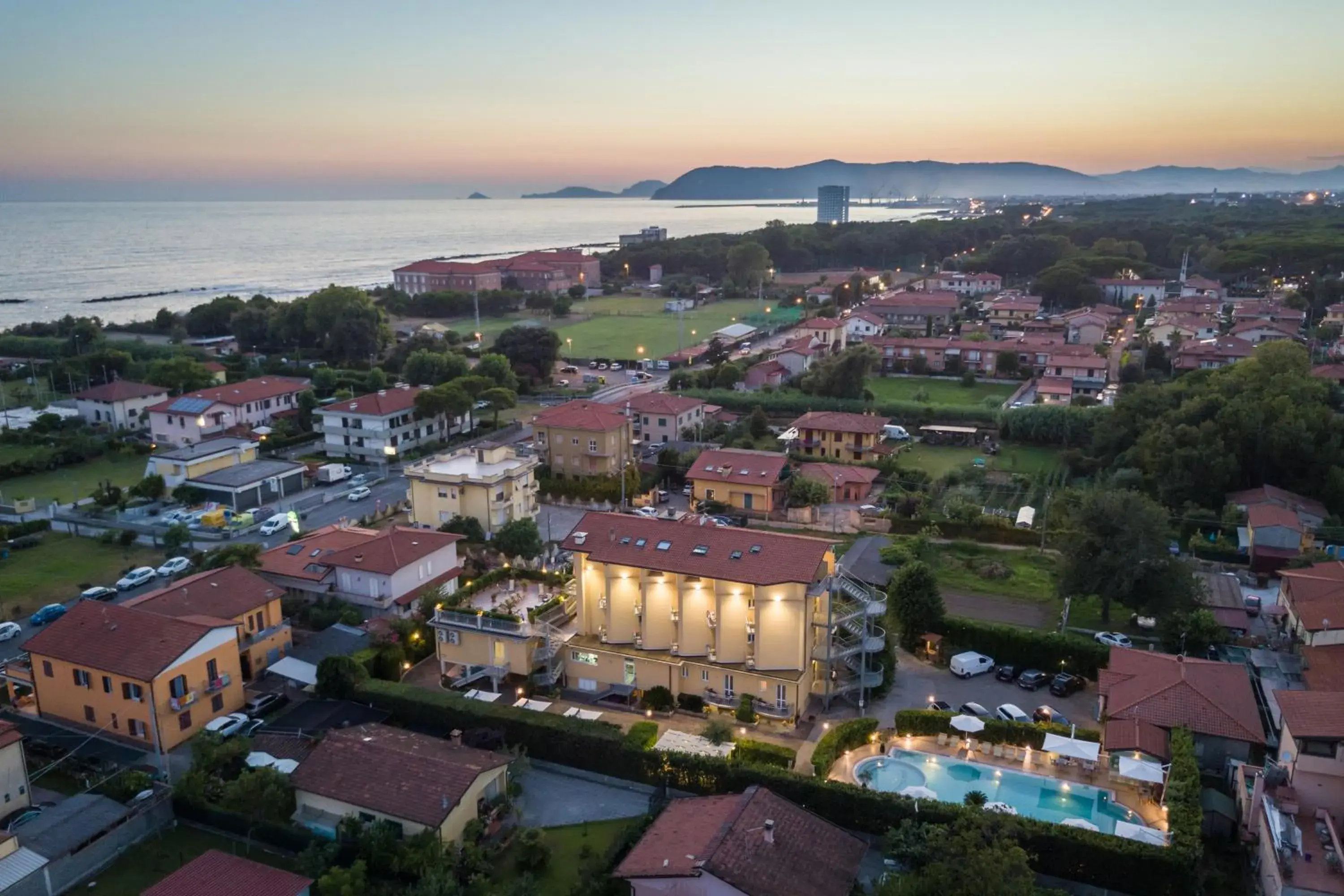 Bird's eye view, Bird's-eye View in Hotel Villa Tiziana