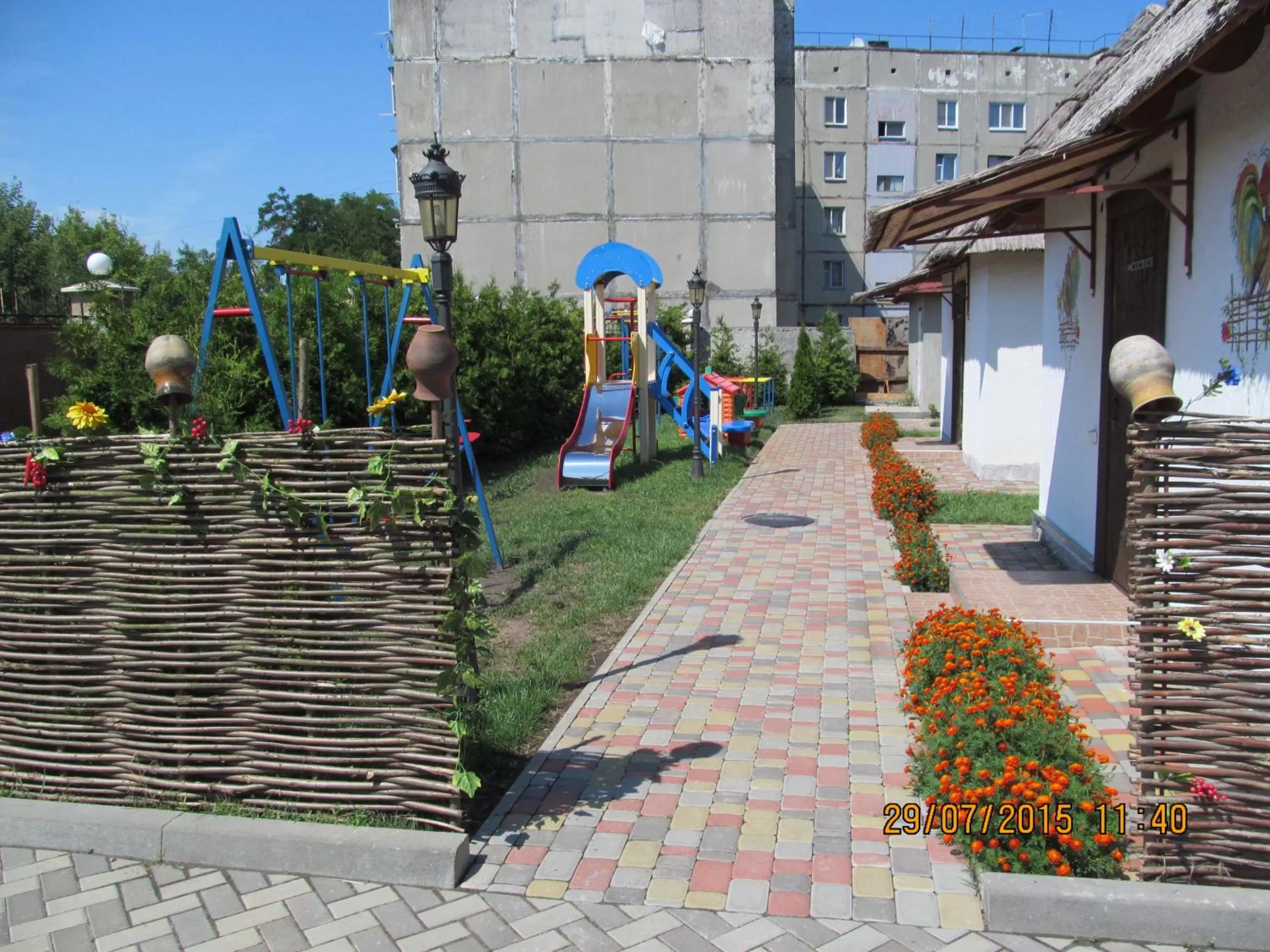 Children play ground in Stara Vezha Hotel