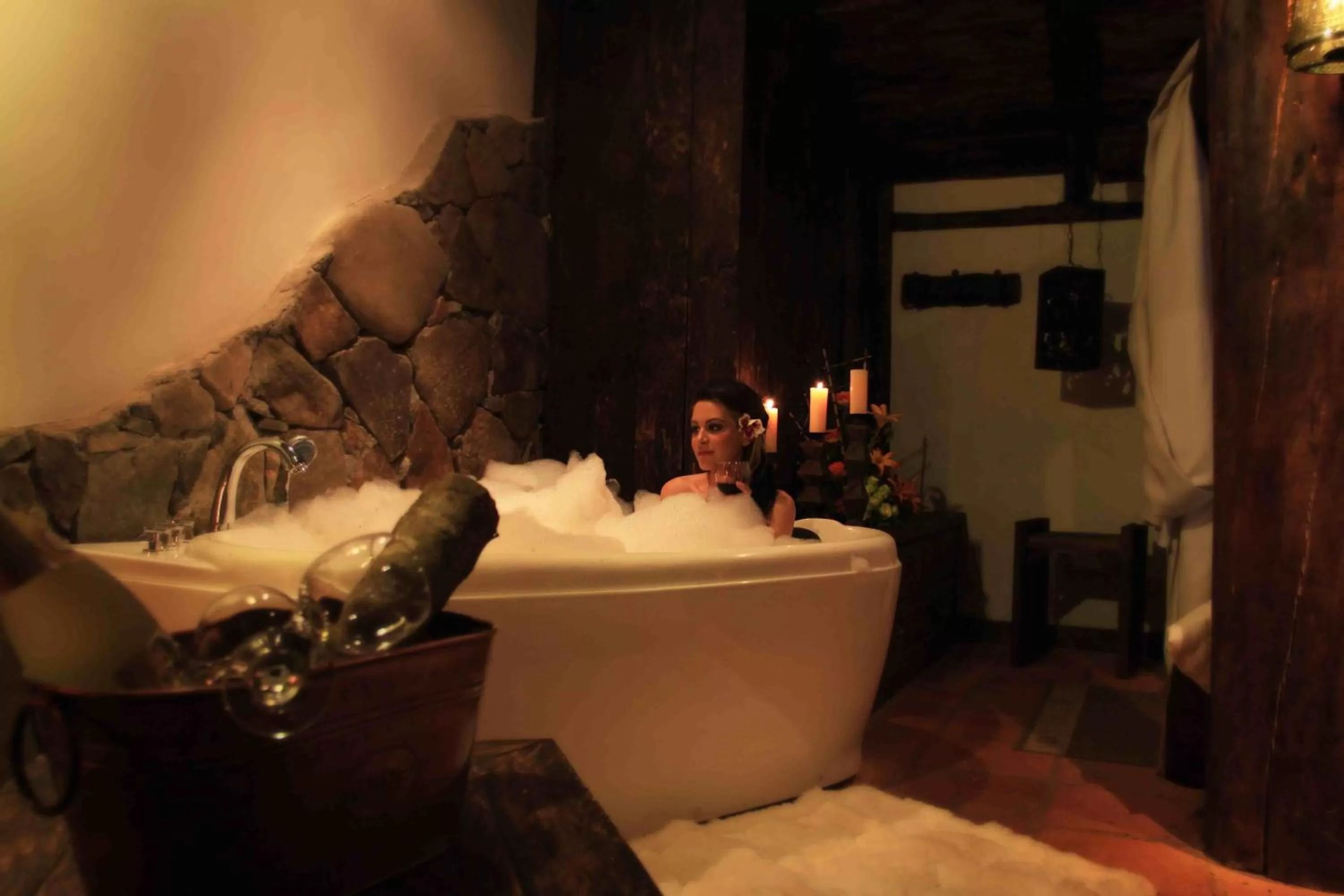 Hot Tub in Hacienda Hostería Dos Chorreras