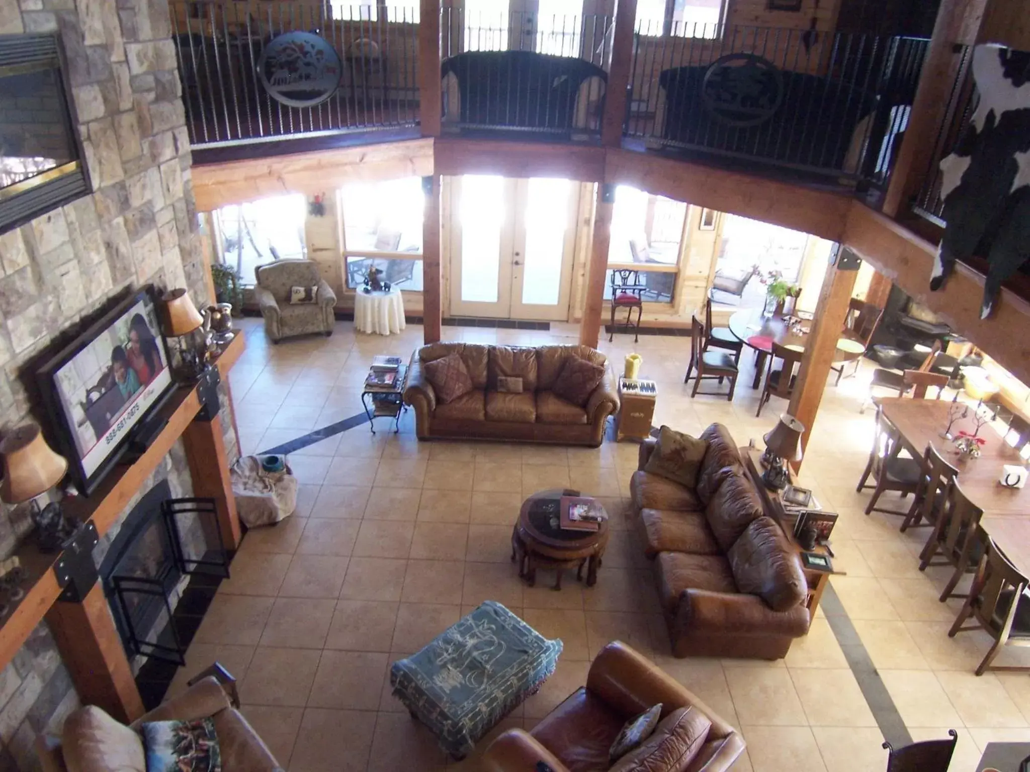 Living room in Elktrace Bed and Breakfast