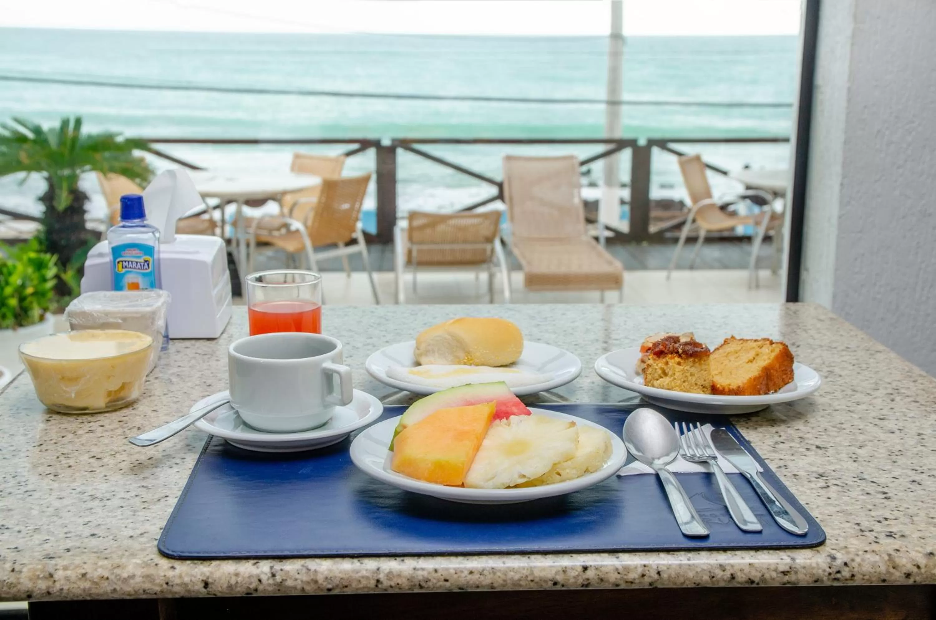 Food and drinks in La Belle Beach Hotel