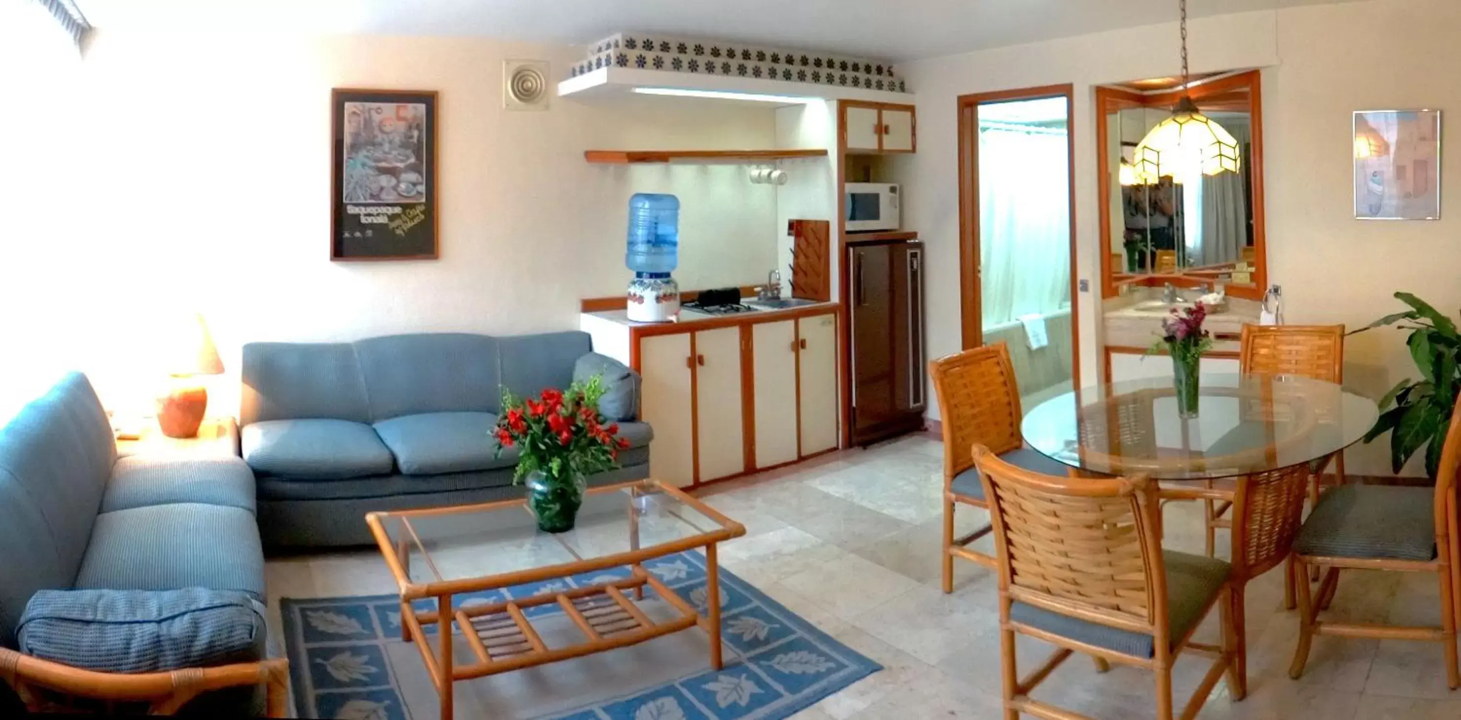 Bed, Seating Area in Hotel Fuente Del Bosque