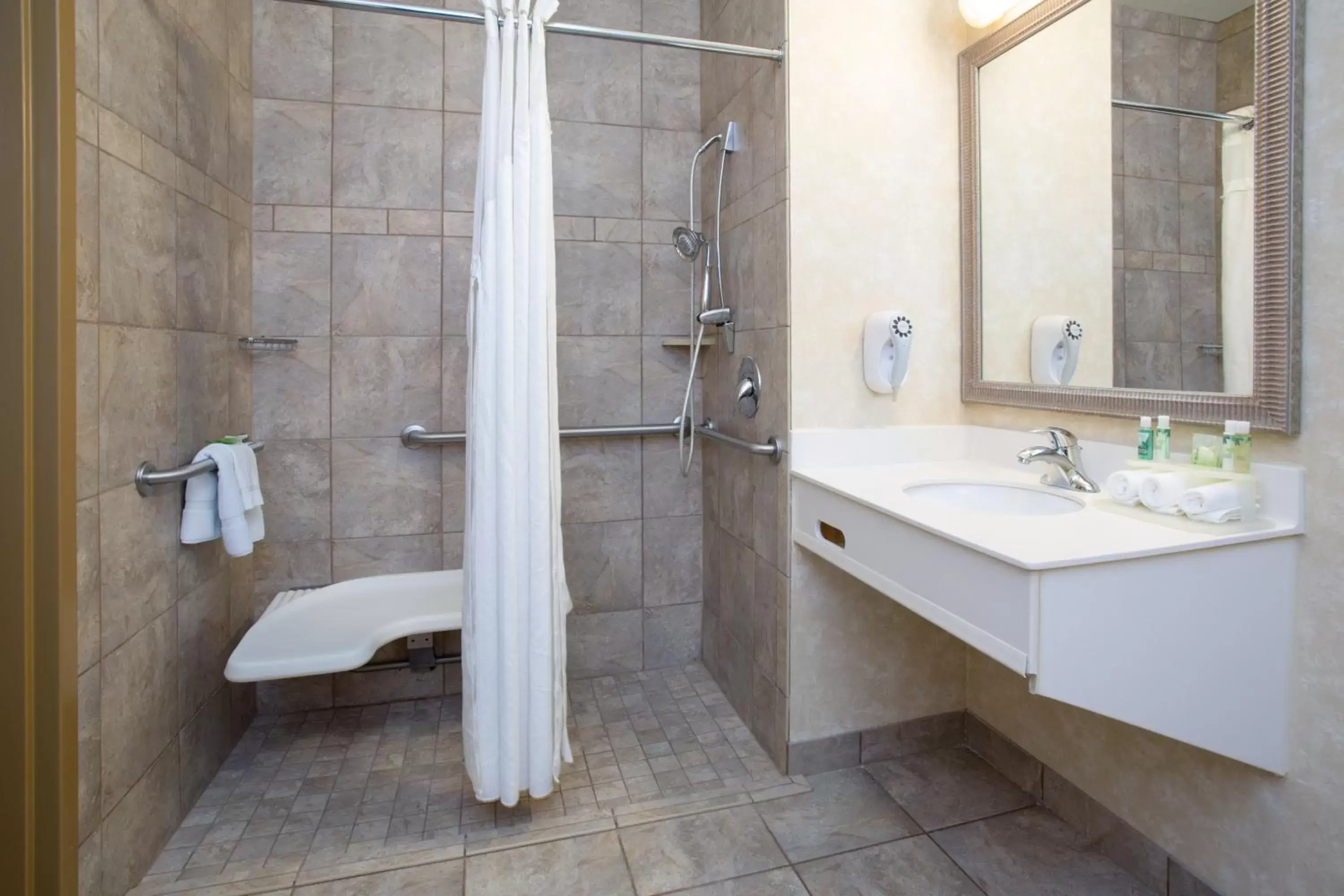 Bathroom in Holiday Inn Express Hotel & Suites Minot South, an IHG Hotel