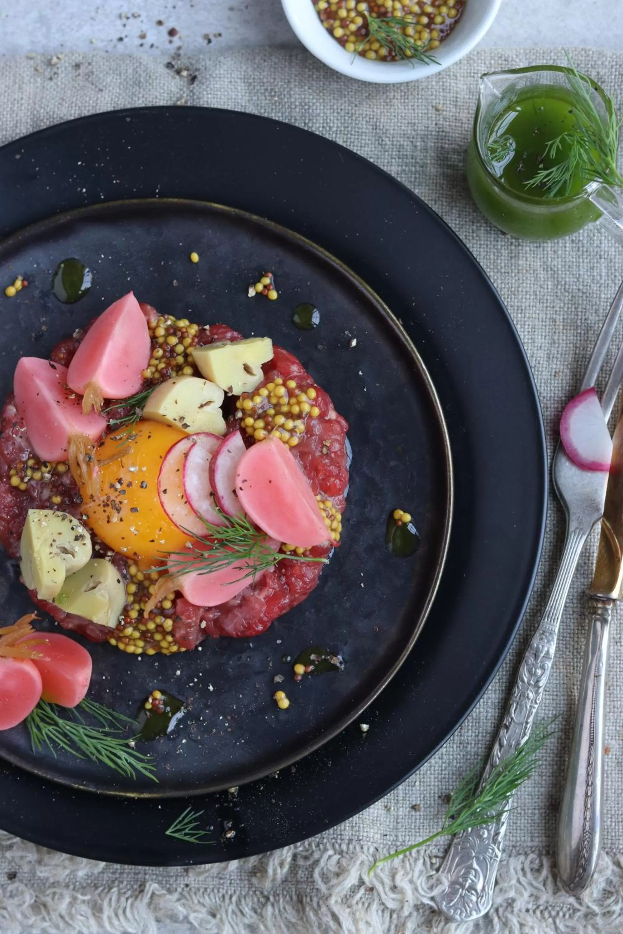 Food close-up in Pałac Kamieniec