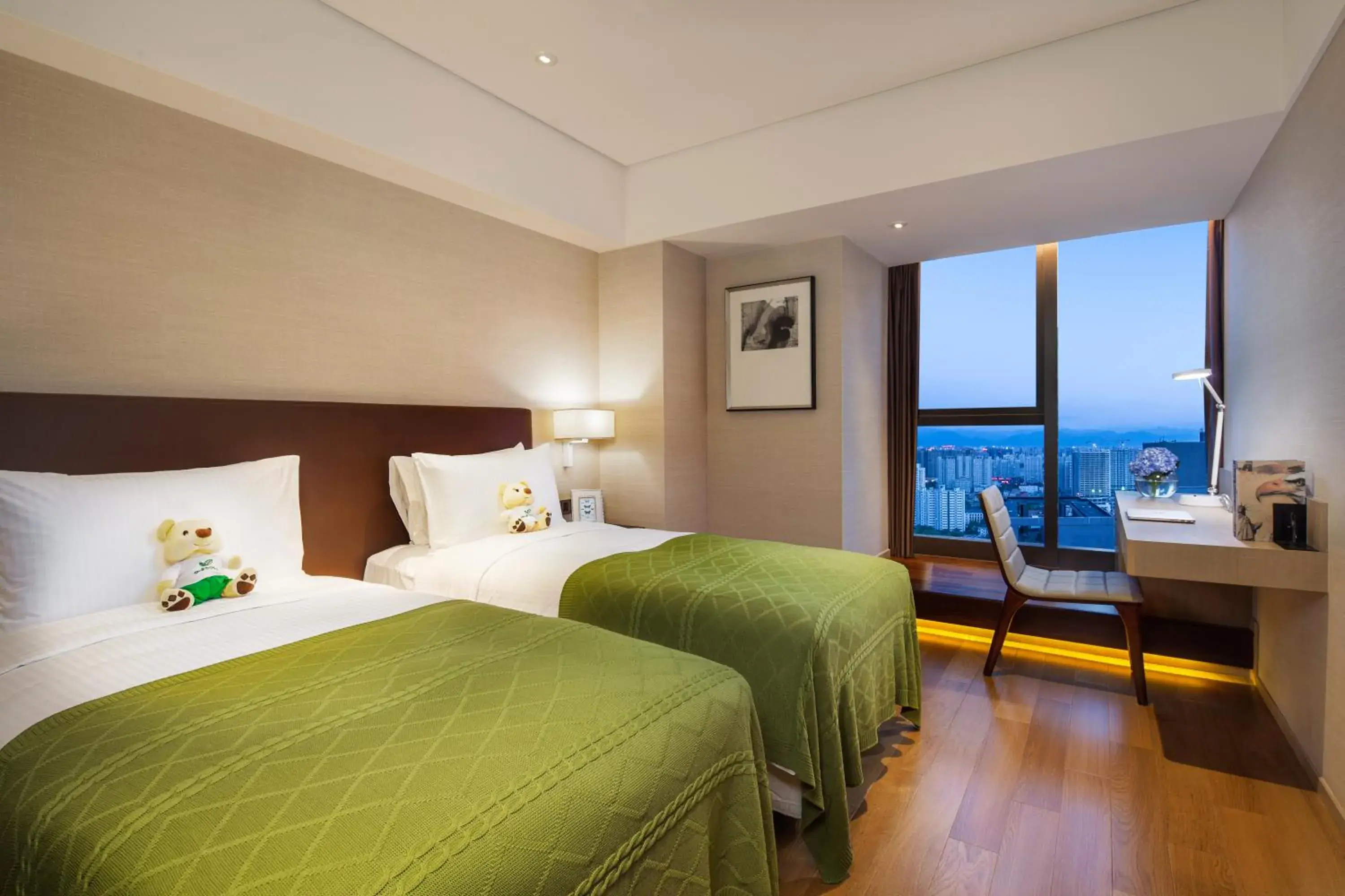Bedroom, Bed in Somerset Xindicheng Xi'an Bedroom, Bed in Somerset Xindicheng Xi'an
