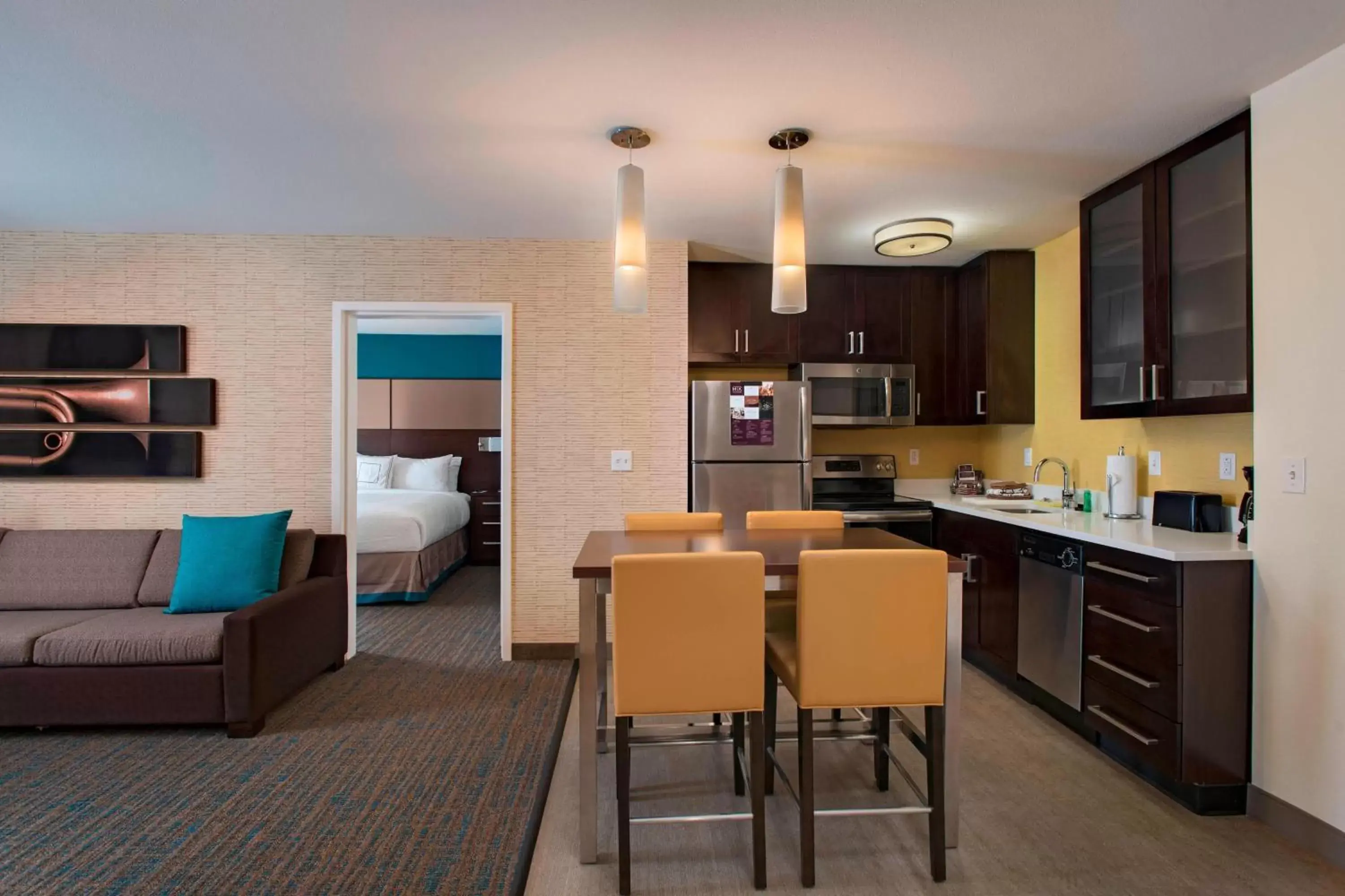 Kitchen or kitchenette, Kitchen/Kitchenette in Residence Inn by Marriott Jackson The District at Eastover