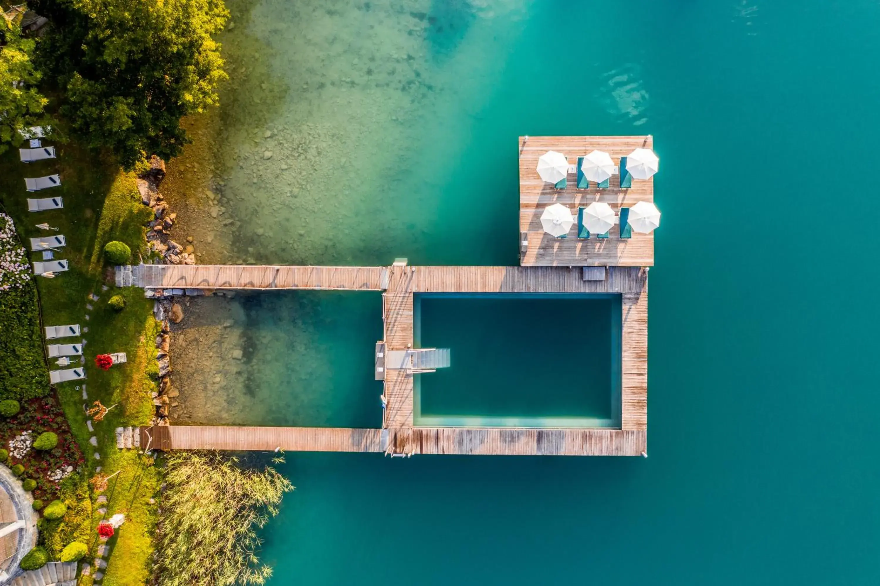 Bird's eye view, Bird's-eye View in Hotel Schloss Seefels