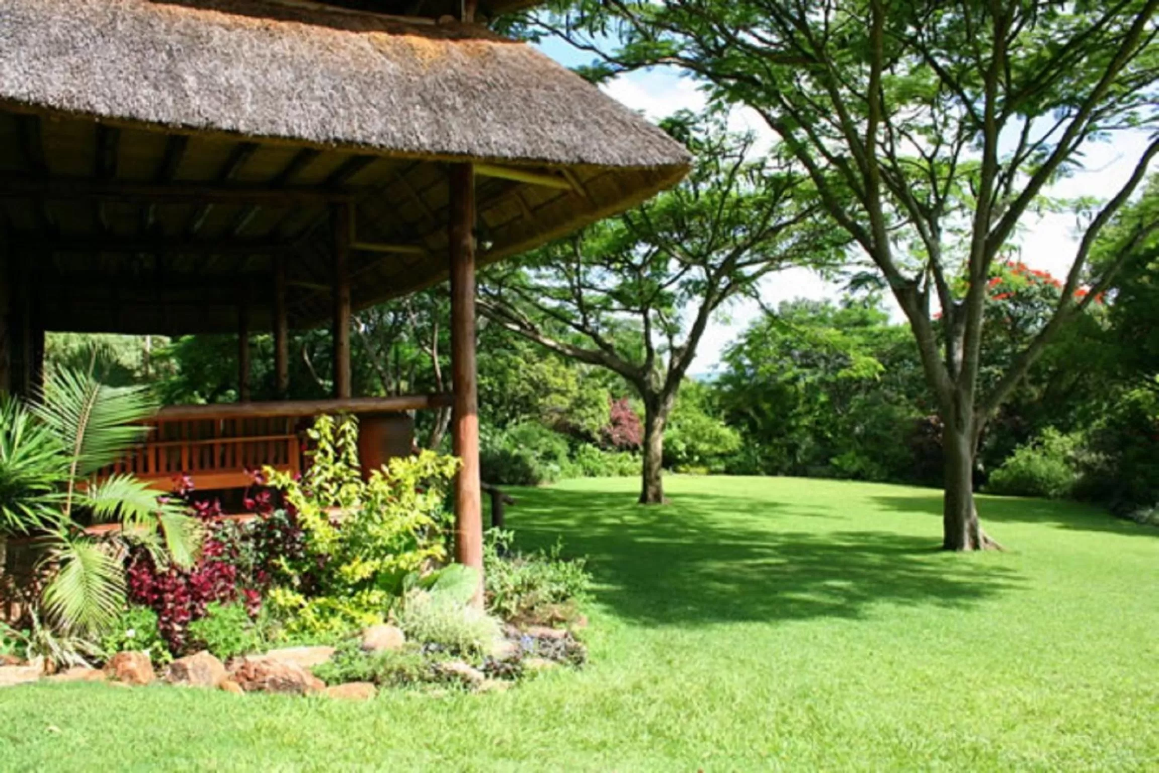 Patio in Kumbali Country Lodge