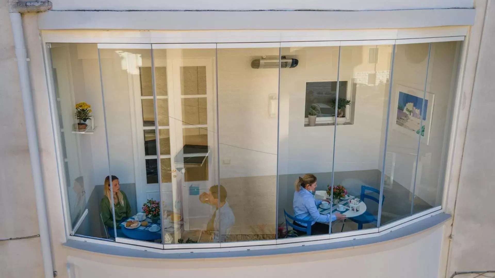 Garden view in Bebio Rooms