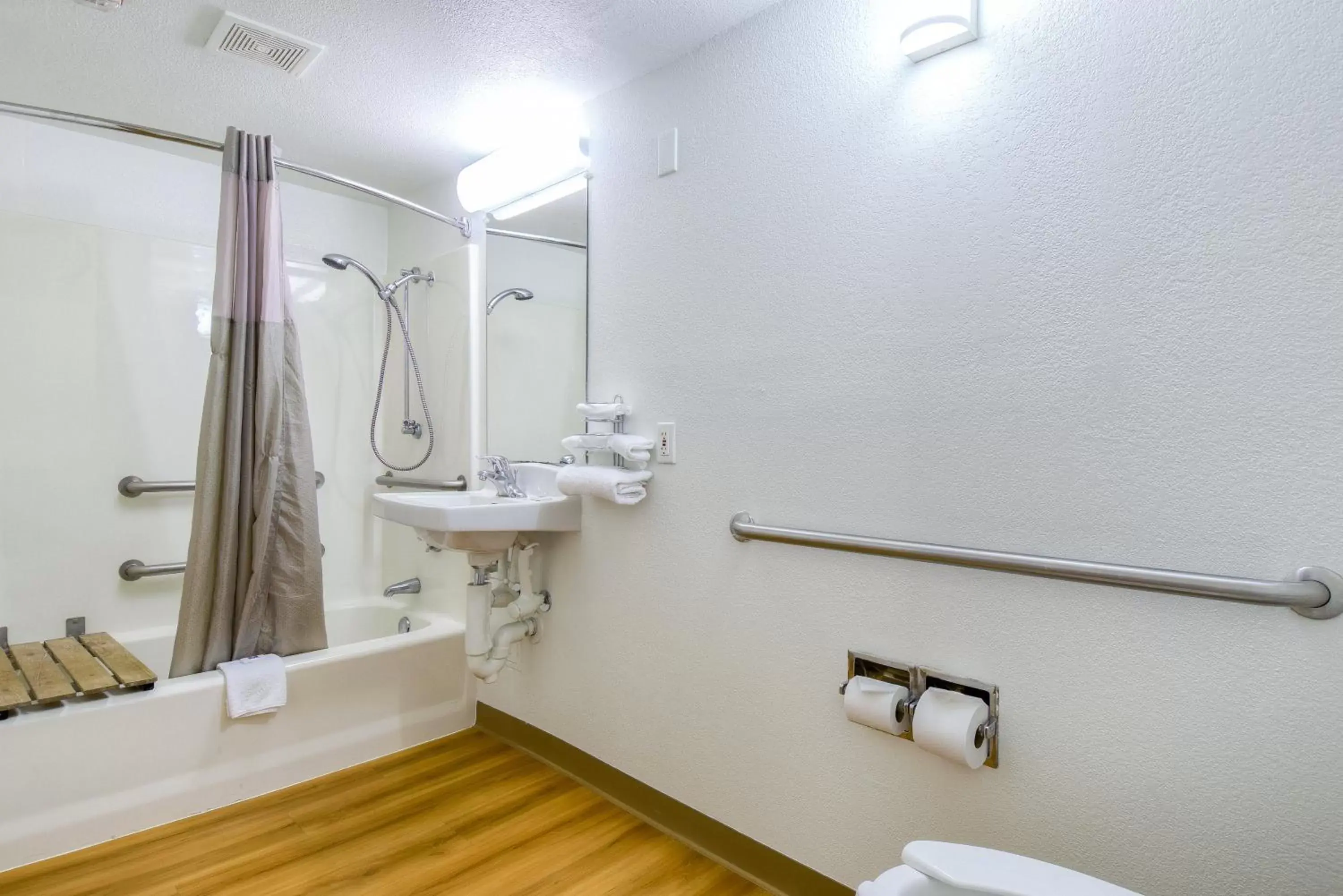 Shower, Bathroom in Motel 6-Pomona, CA - Los Angeles