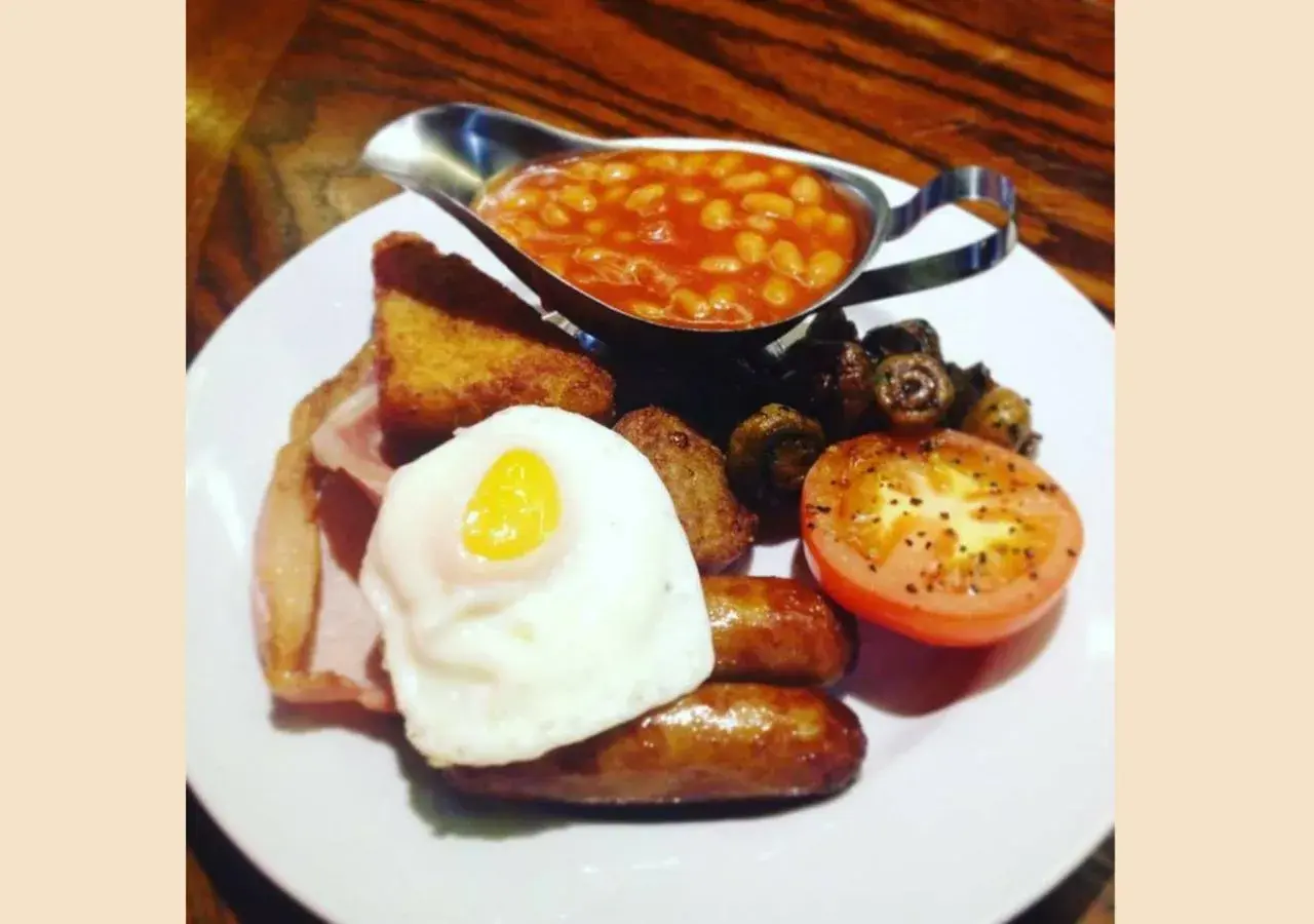 English/Irish breakfast, Food in Arlington Hotel O'Connell Bridge