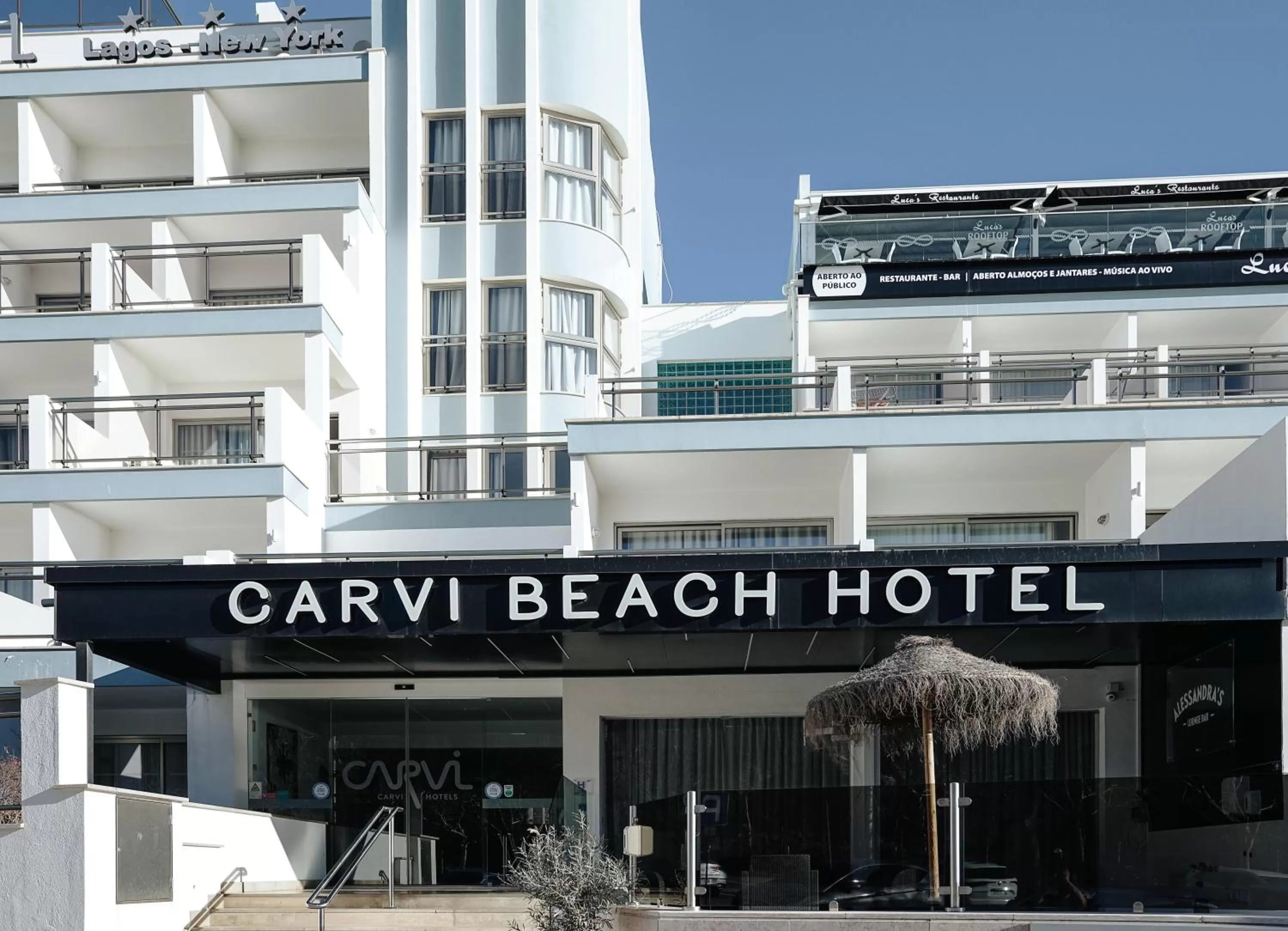 Facade/entrance in Carvi Beach Hotel