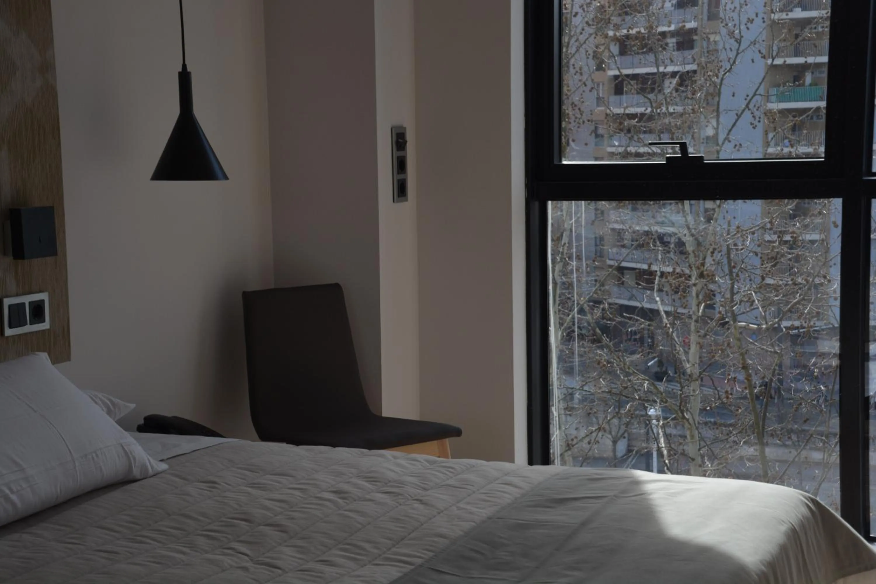 Bedroom, Bed in Hotel Bilbao Plaza