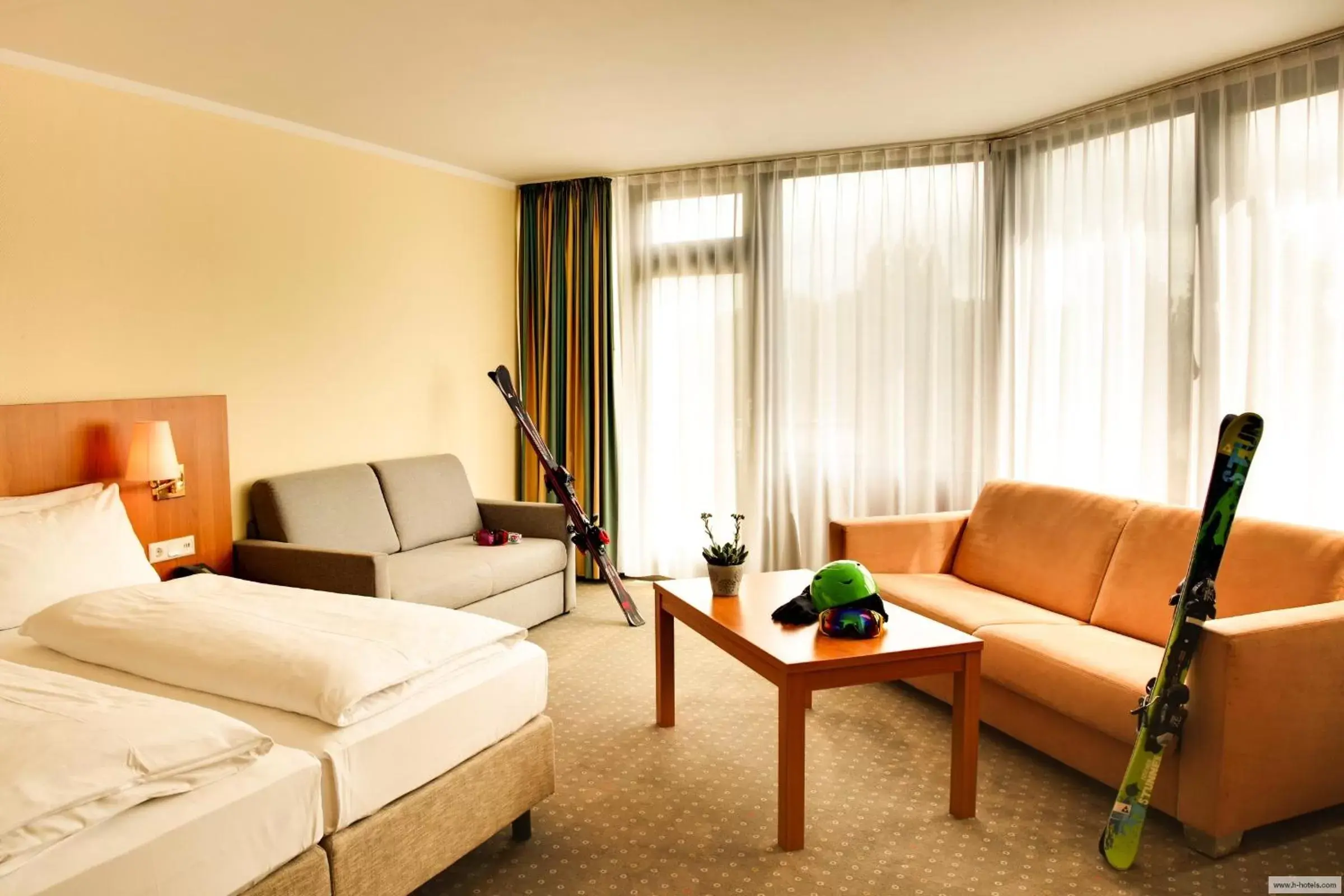 Photo of the whole room, Bed in H+ Hotel Willingen Photo of the whole room, Bed in H+ Hotel Willingen