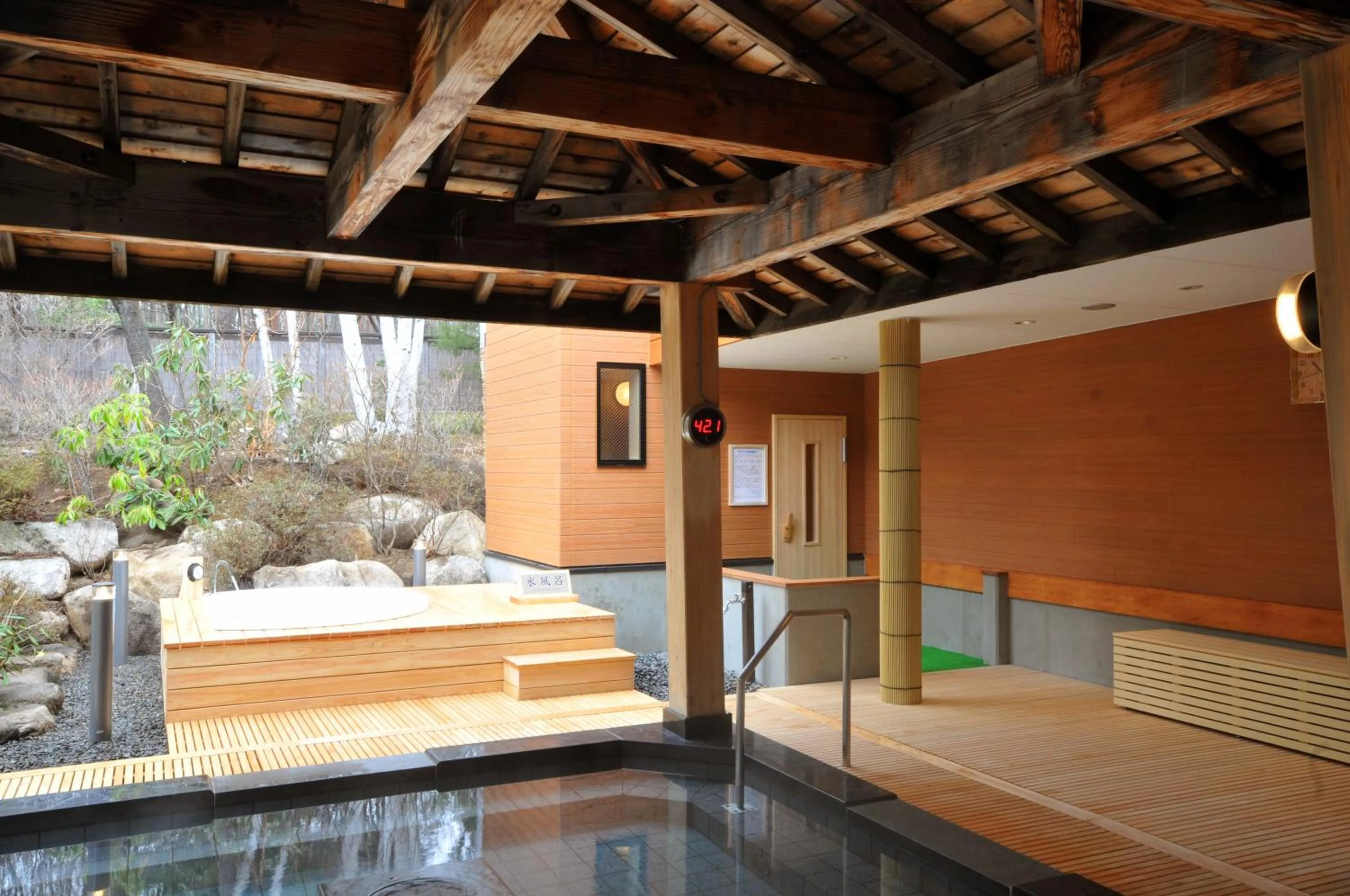 Hot Spring Bath in Kurobe Kanko Hotel
