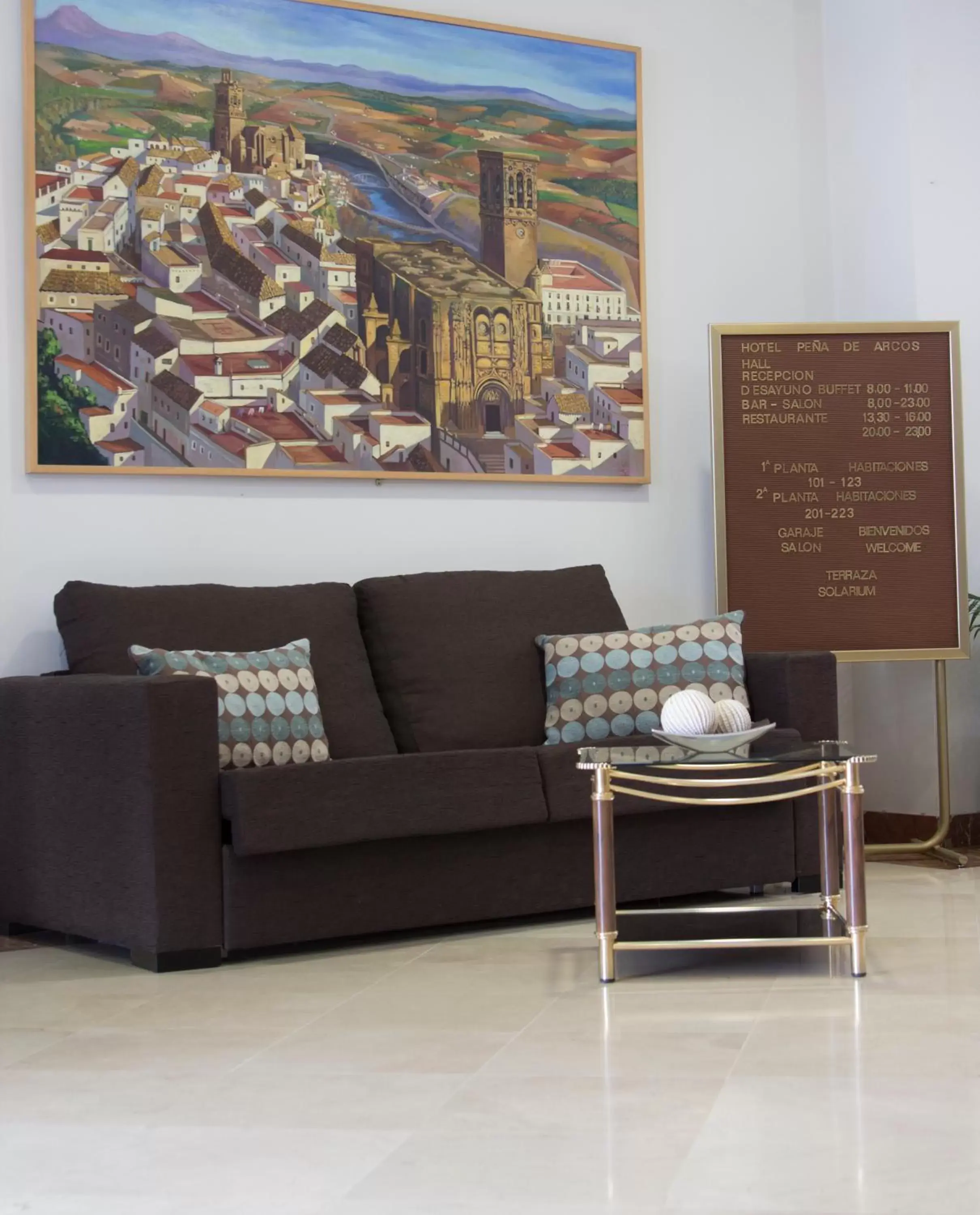 Seating Area in Hotel Peña de Arcos