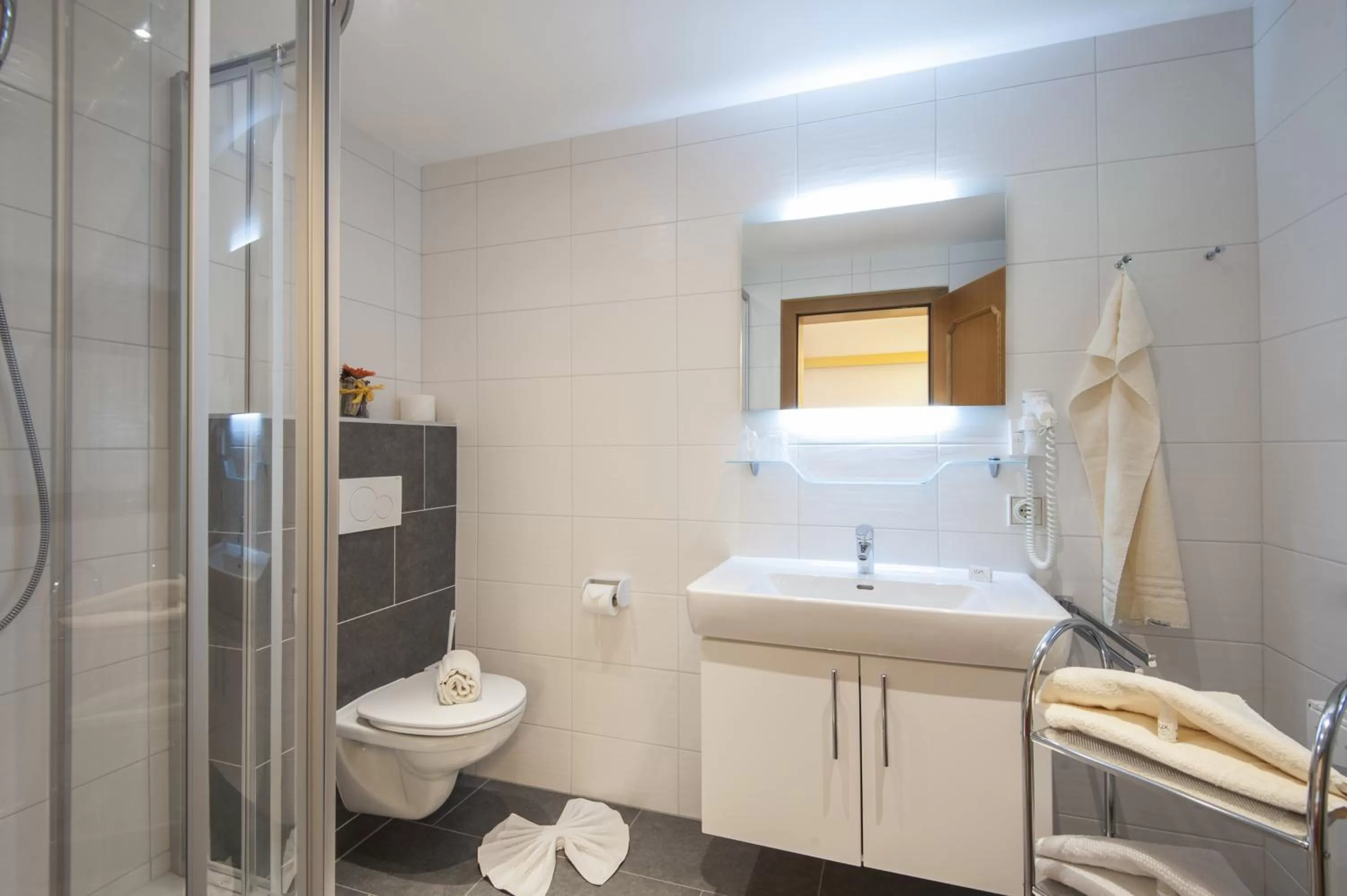 Shower in Hotel-Restaurant Burgblick