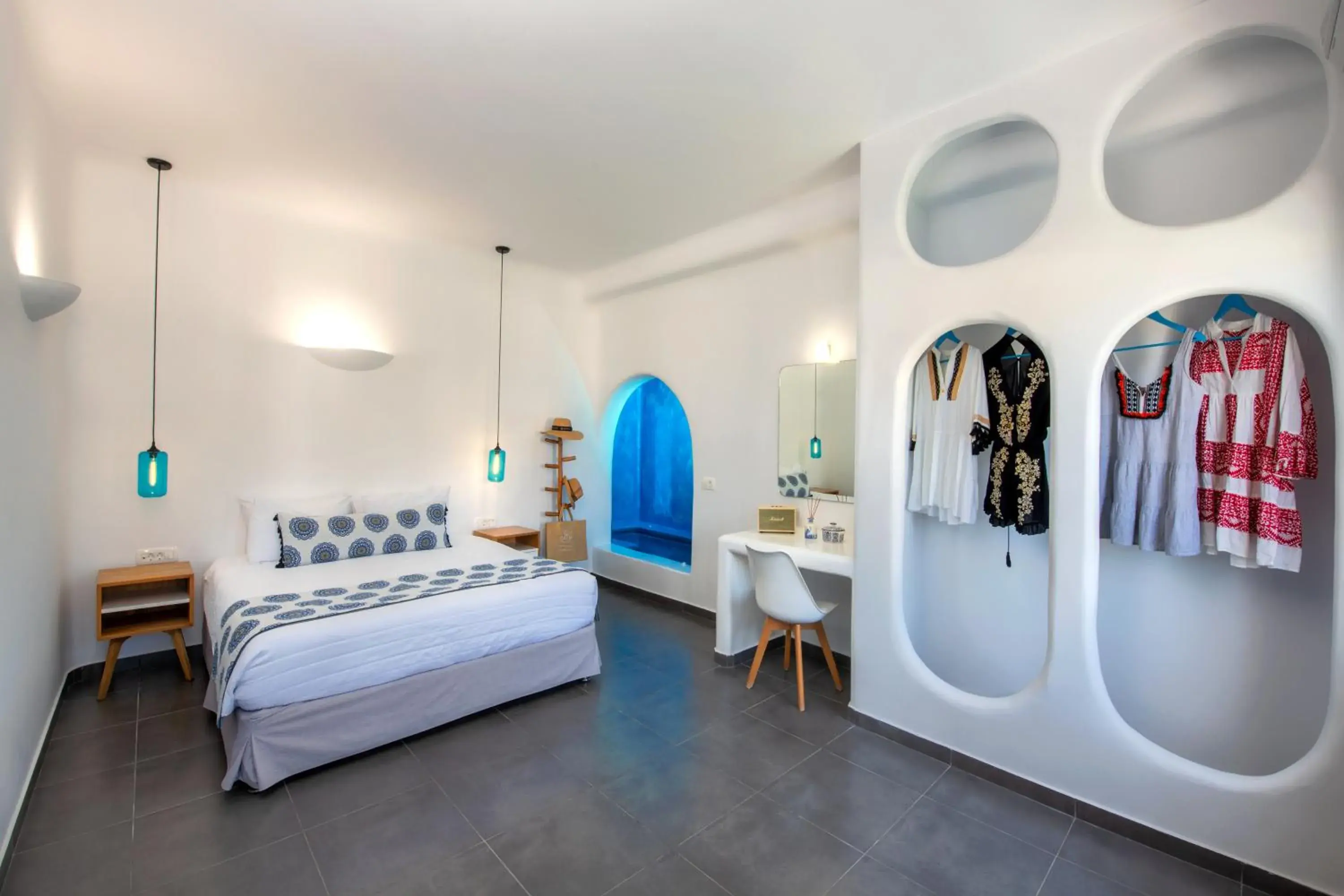 Bedroom, Bed in San Marino Suites by Calm Collection Bedroom, Bed in San Marino Suites by Calm Collection