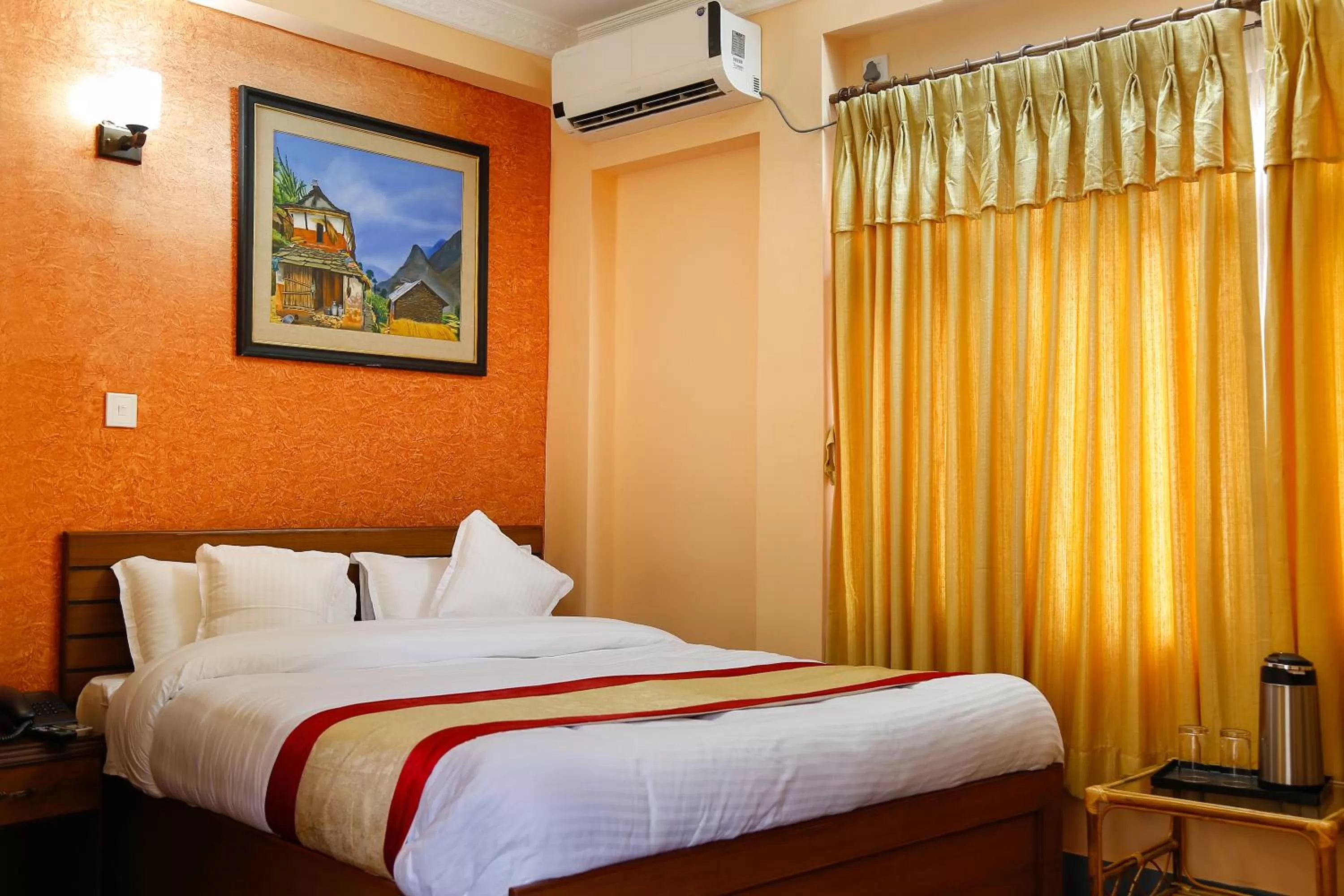 Bedroom, Bed in Kathmandu Garden Home