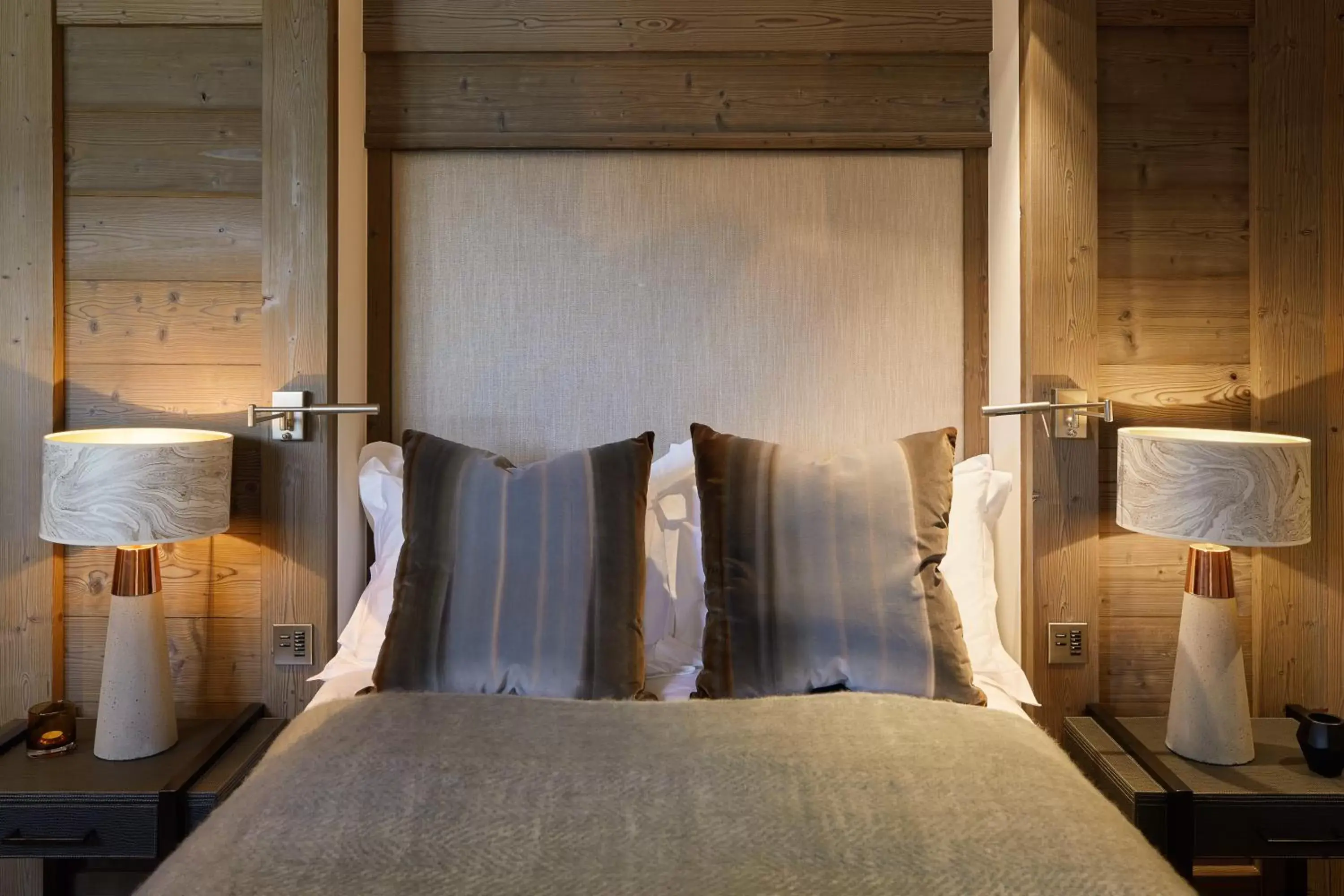 Bed in Six Senses Residences & Spa Courchevel