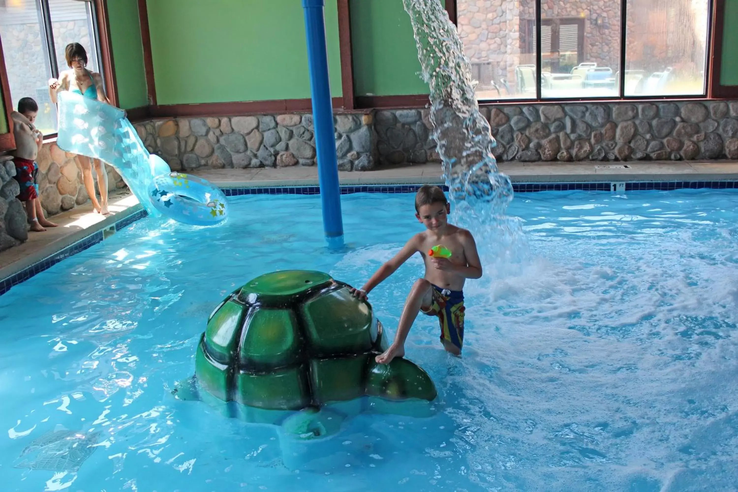 Swimming Pool in The Waters of Minocqua