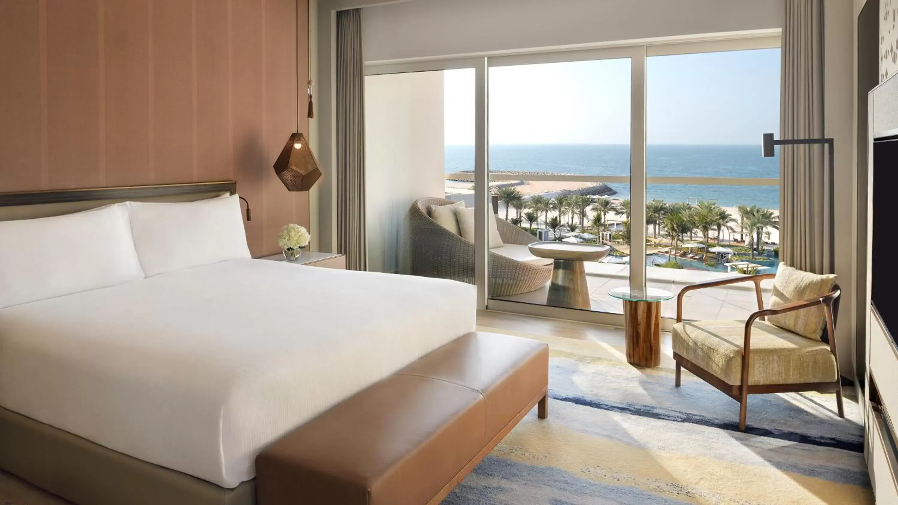 Bed in InterContinental Ras Al Khaimah Resort and Spa, an IHG Hotel