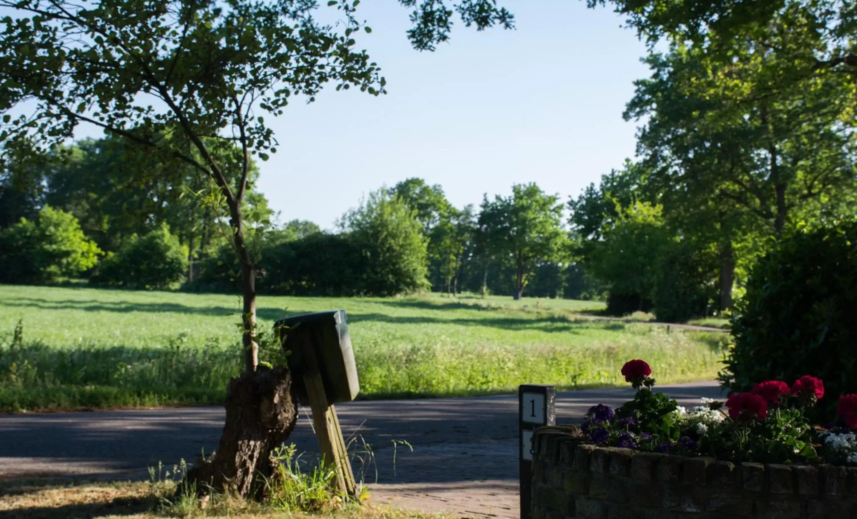 Landmark view in Erve de Bosch