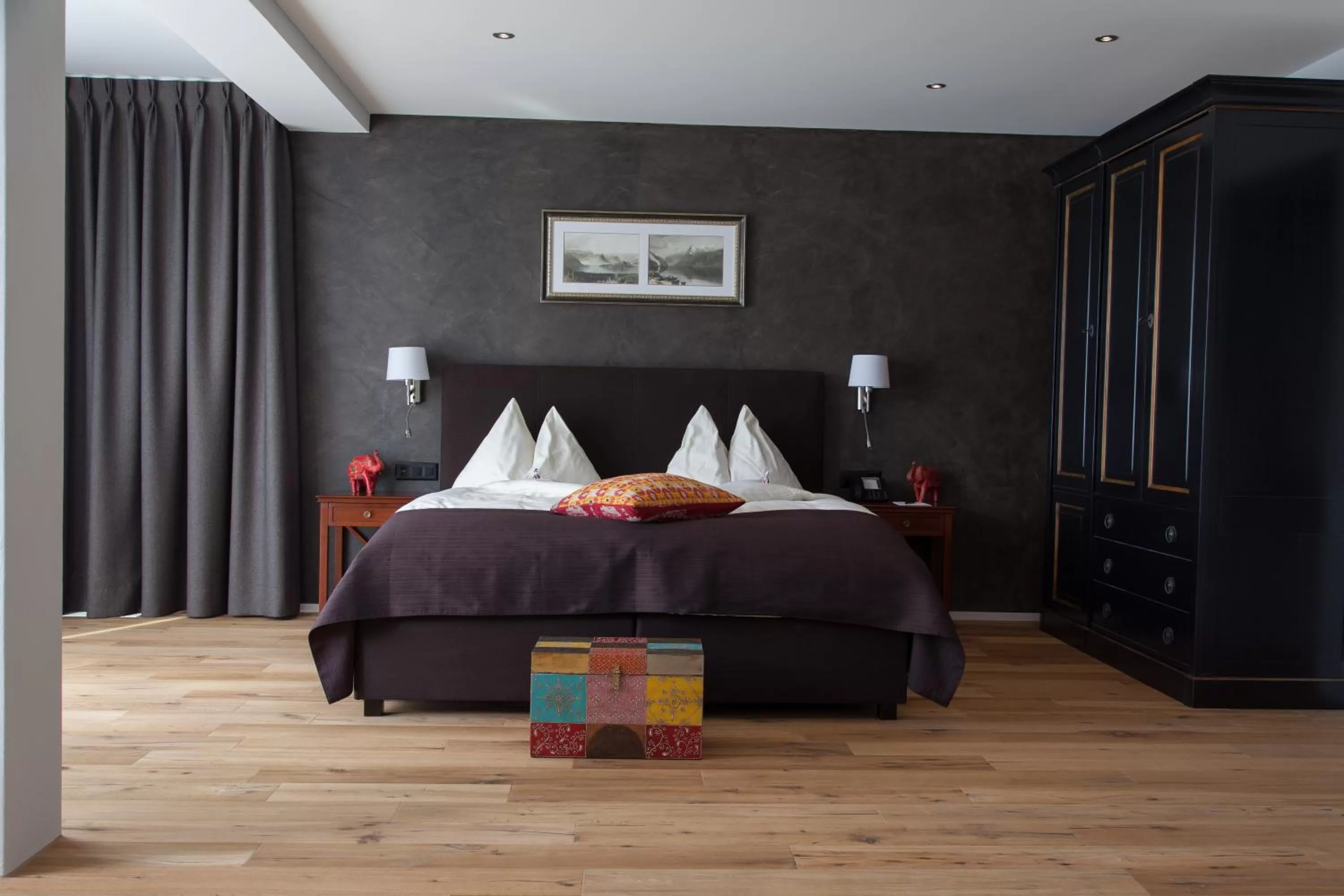 Bed in Garni-Hotel Frohburg - Beau Rivage Collection