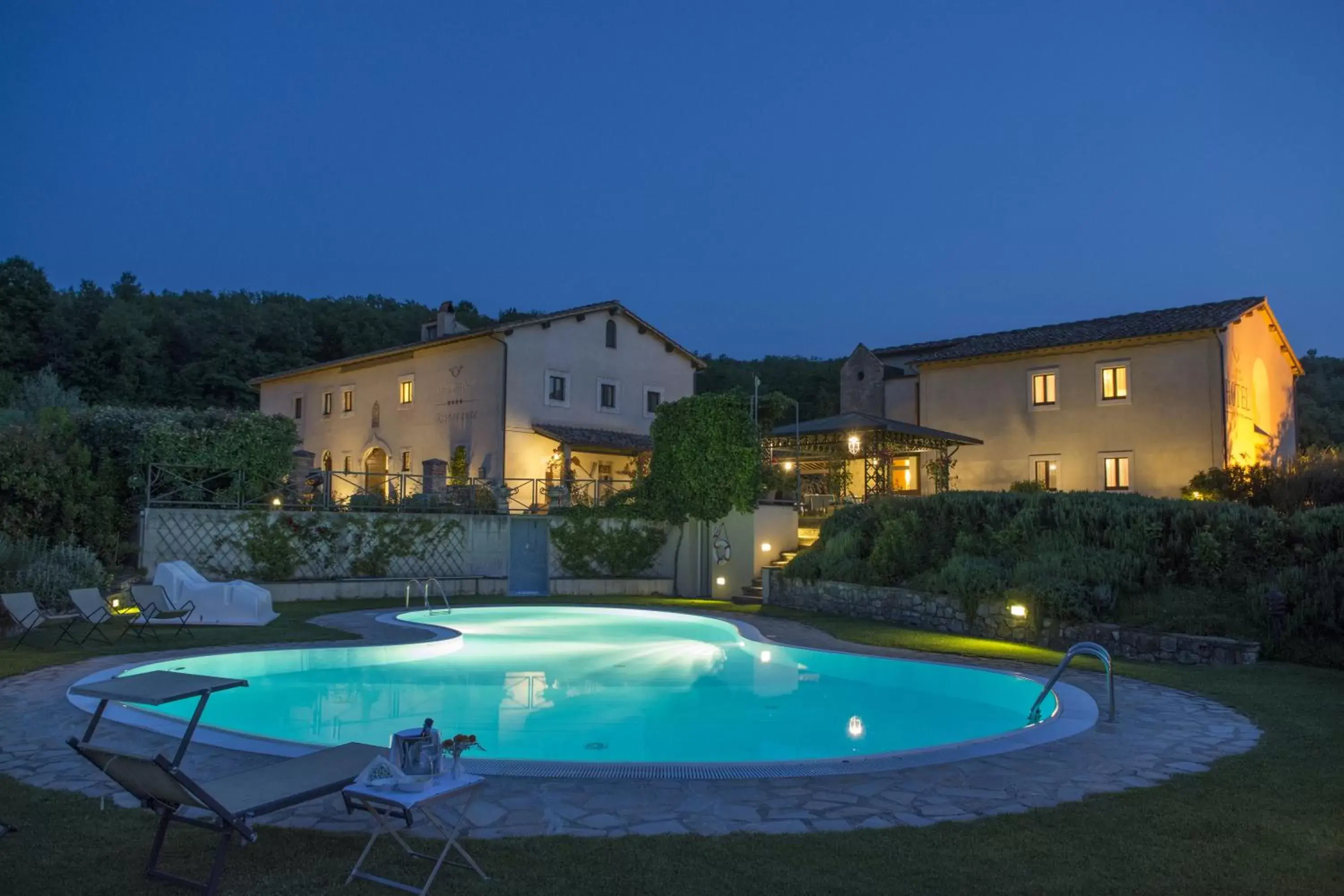 Night, Property Building in Relais Osteria Dell'Orcia