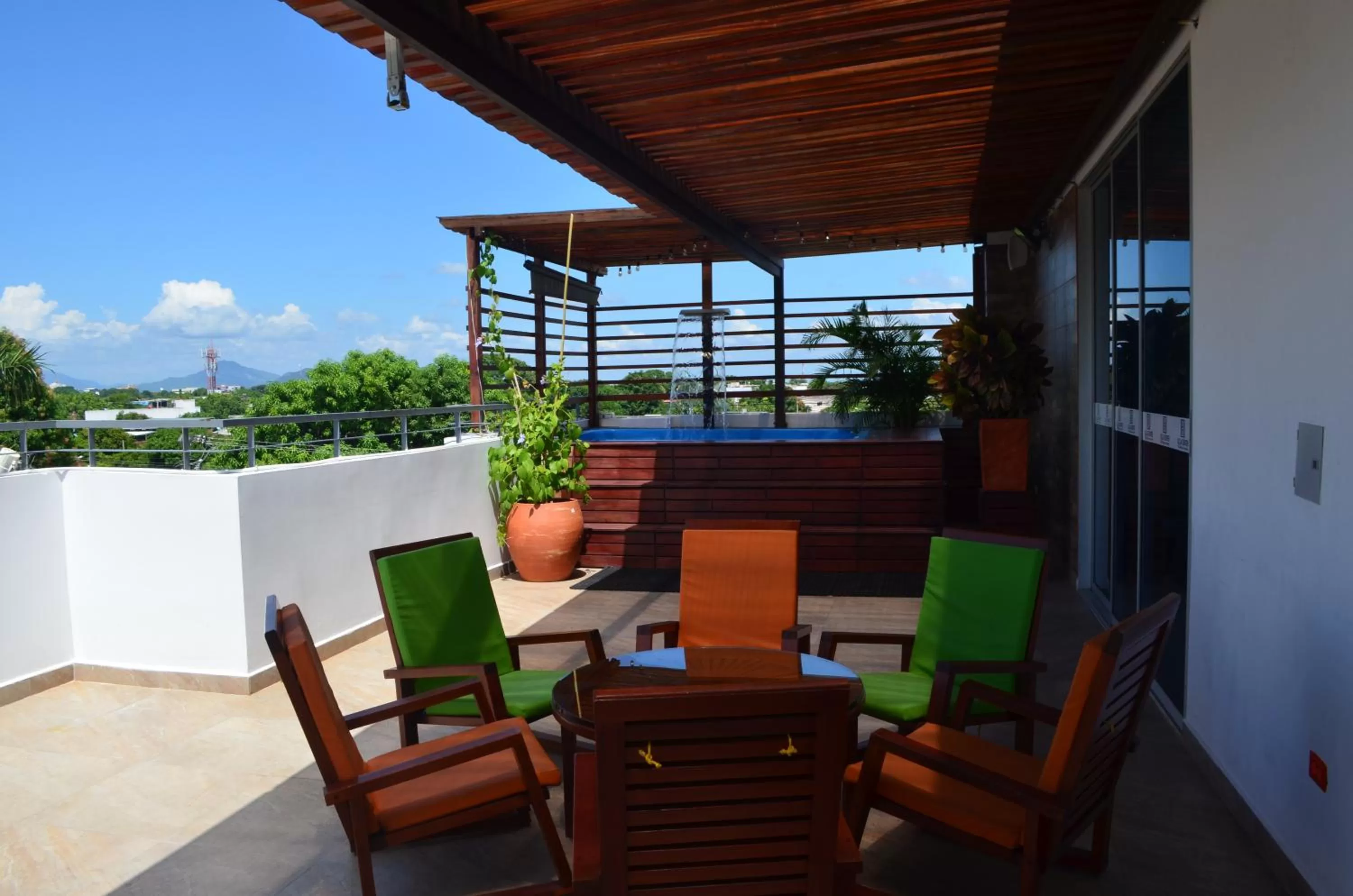 Seating area in Hotel Ucla Center