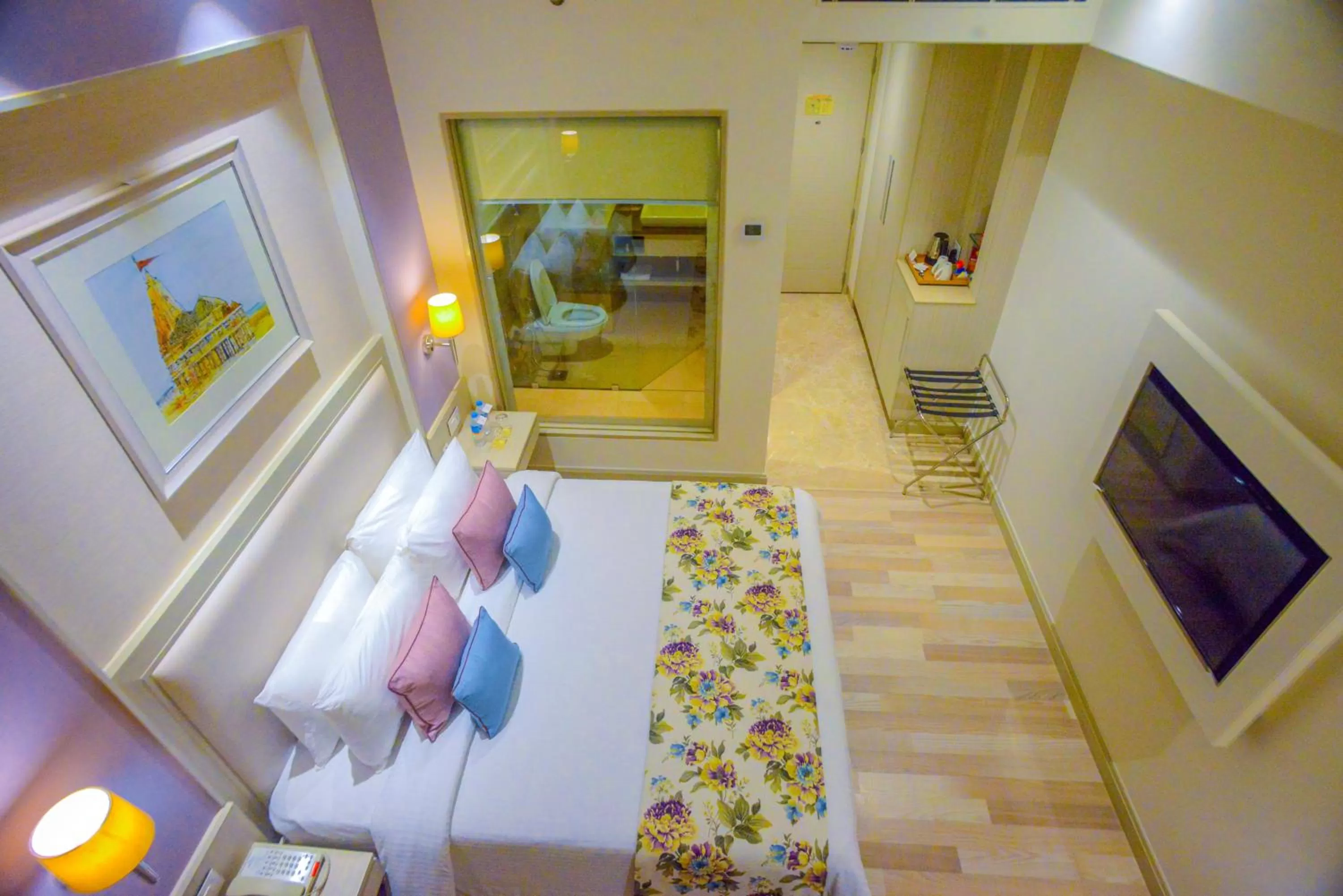 Bed in Efcee Sarovar Premiere Bhavnagar