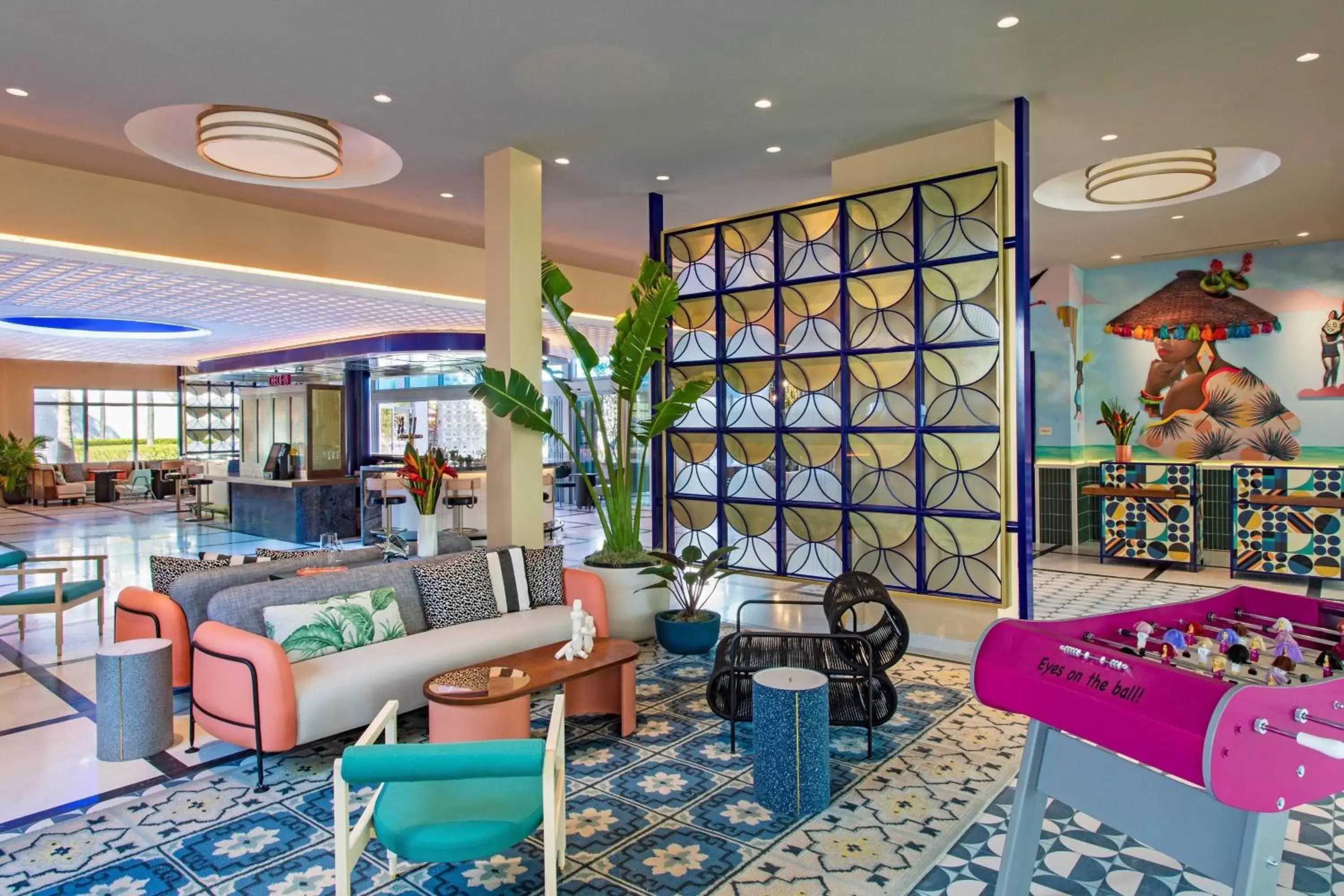 Lobby or reception in Moxy Miami South Beach