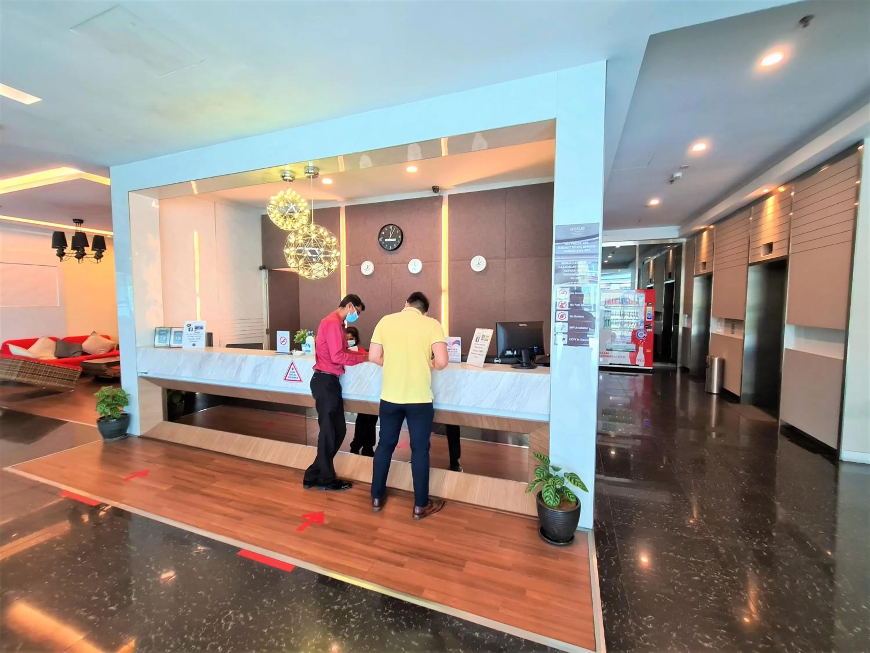 Lobby or reception in Nexus Regency Suites & Hotel