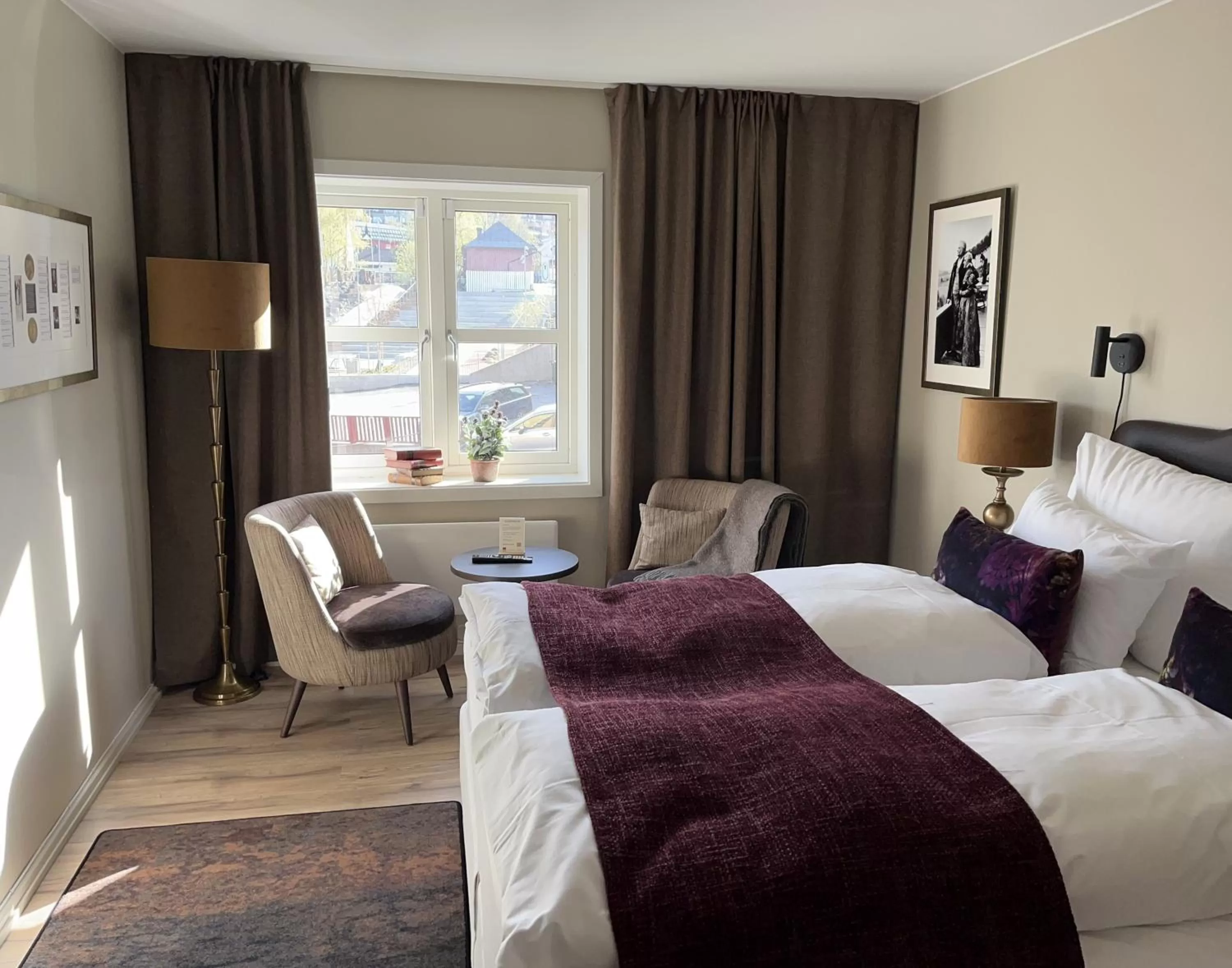 Bedroom, Bed in Aksjemøllen - by Classic Norway Hotels