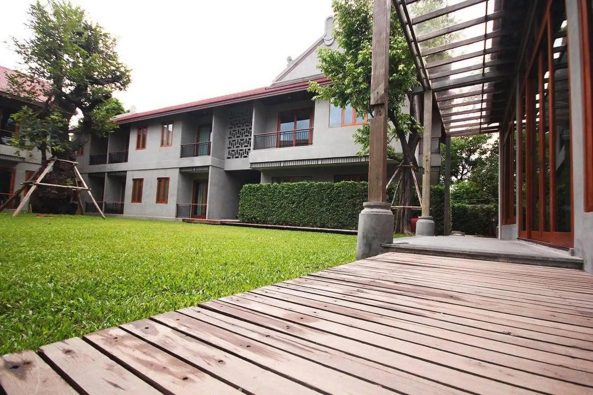 Garden, Property Building in Chu Hotel